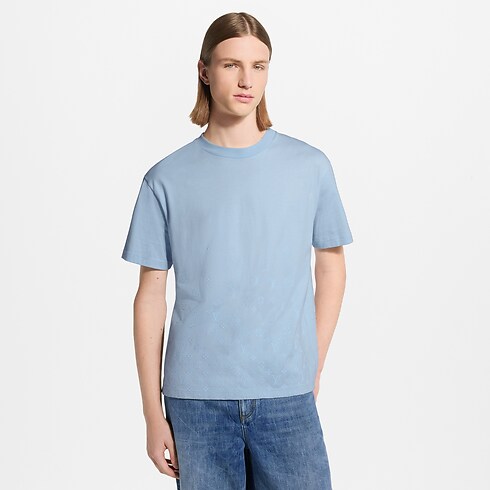Camiseta con motivo flocado degradado Hombre Prêt-à-Porter Camisetas y polos | LOUIS VUITTON (Zoom de producto)