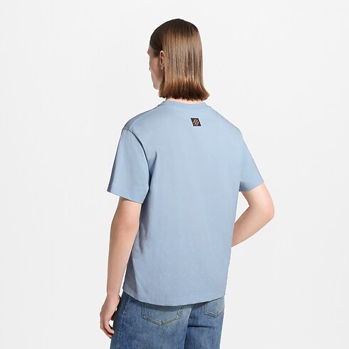 Camiseta con motivo flocado degradado Hombre Prêt-à-Porter Camisetas y polos | LOUIS VUITTON (Zoom de producto)