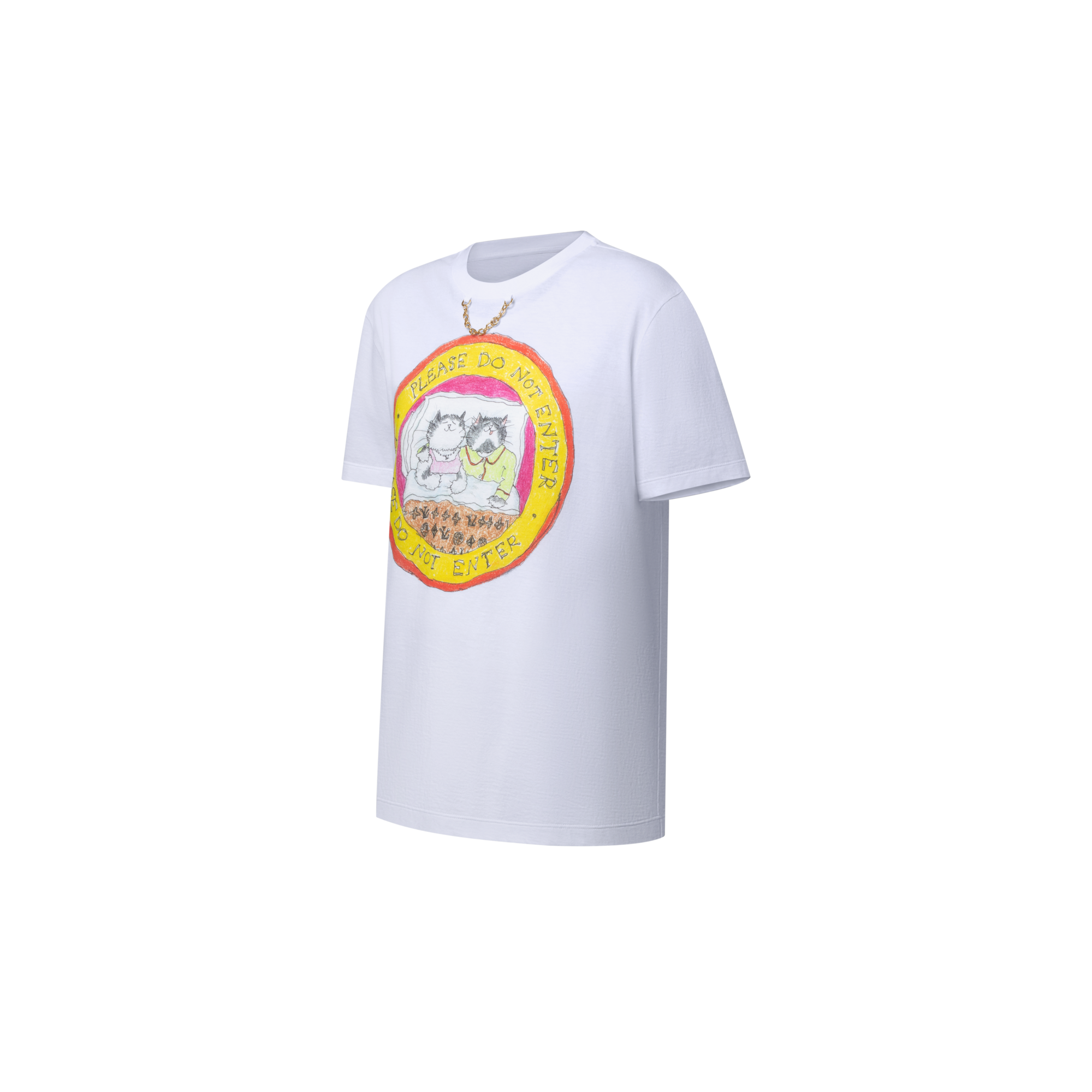 Camiseta con sellos de gatos  Mujer Prêt-à-Porter Tops | LOUIS VUITTON (Zoom de producto)