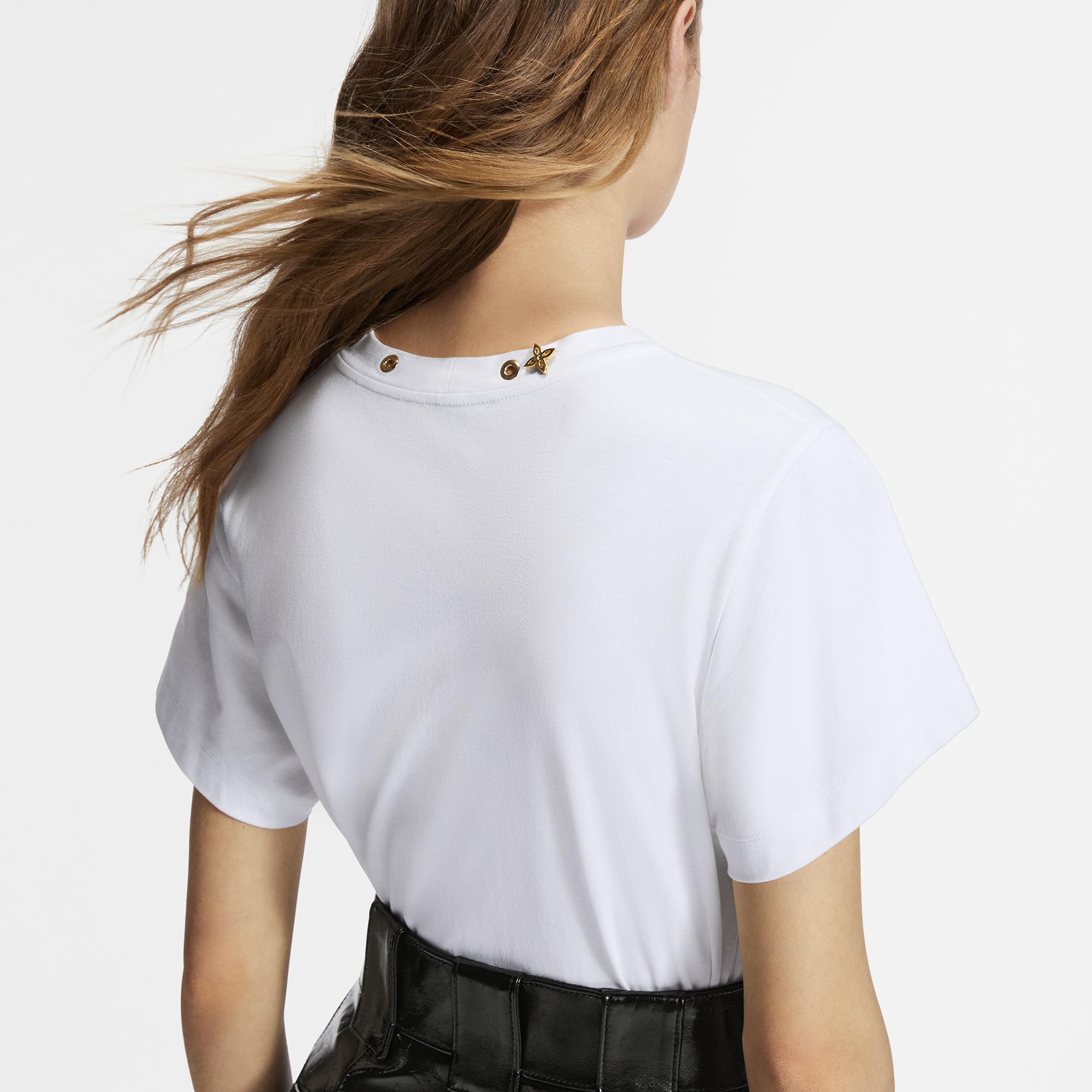 Camiseta con tiras laterales  Mujer Prêt-à-Porter Tops | LOUIS VUITTON (Zoom de producto)