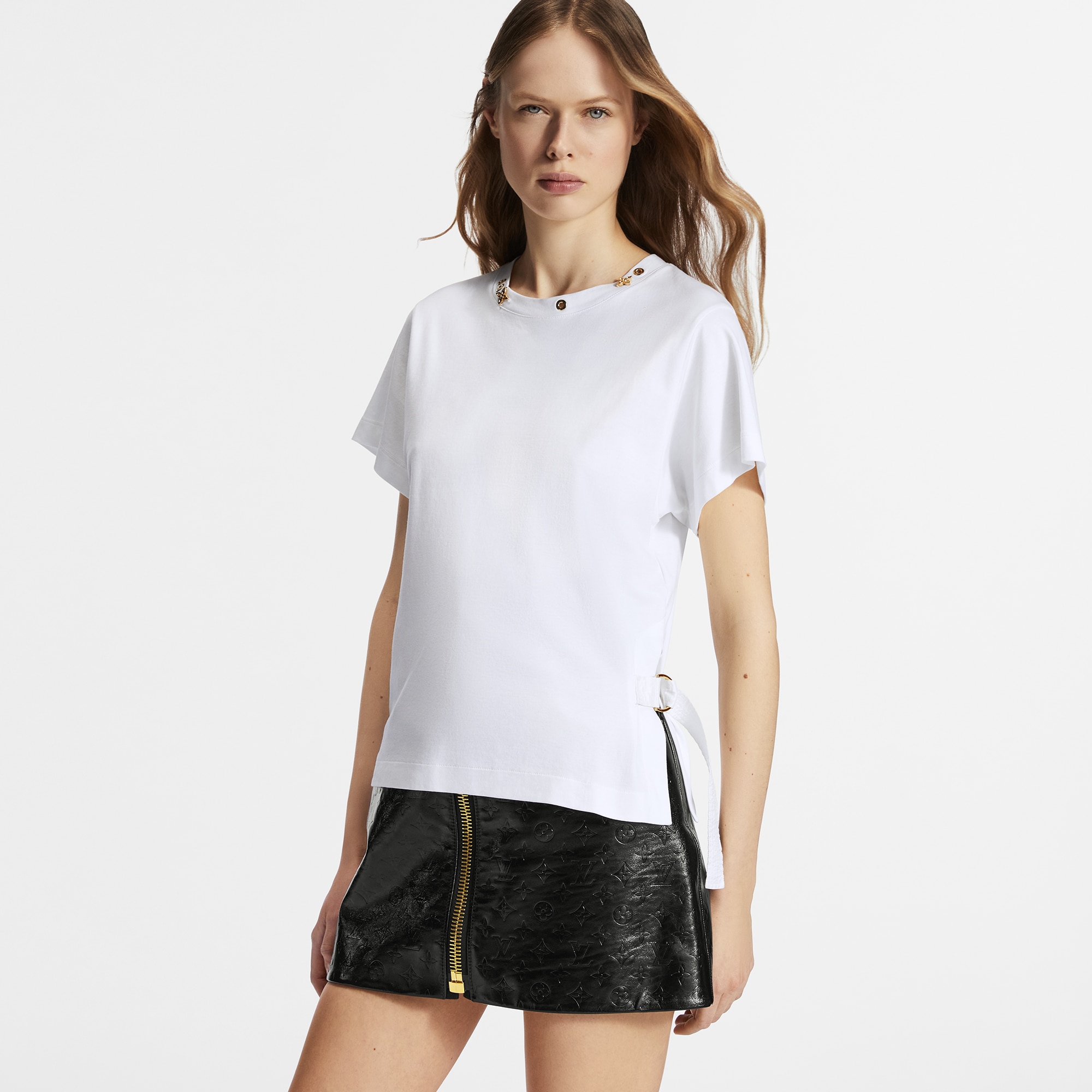 Camiseta con tiras laterales  Mujer Prêt-à-Porter Tops | LOUIS VUITTON (Zoom de producto)