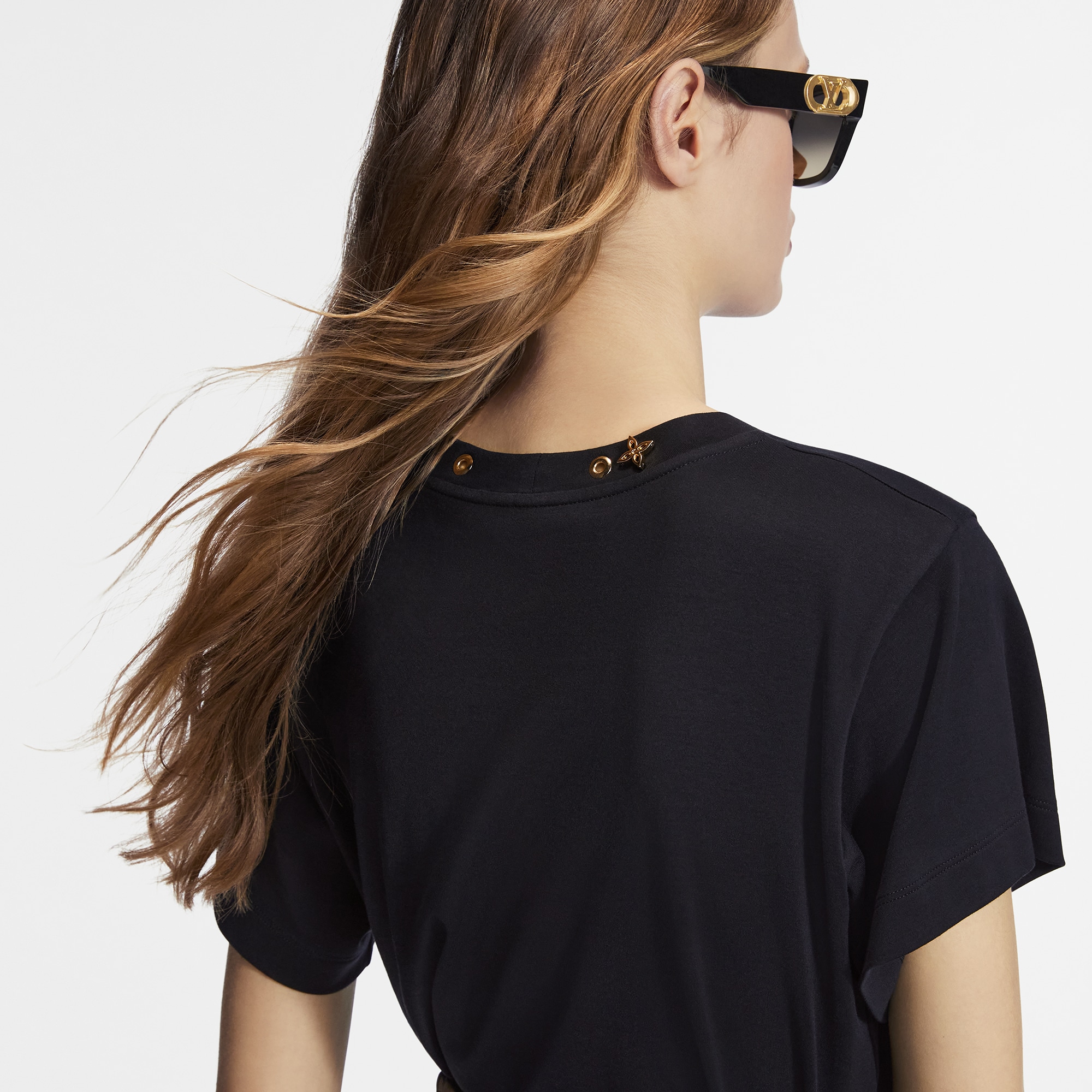 Camiseta con tiras laterales  Mujer Prêt-à-Porter Tops | LOUIS VUITTON (Zoom de producto)