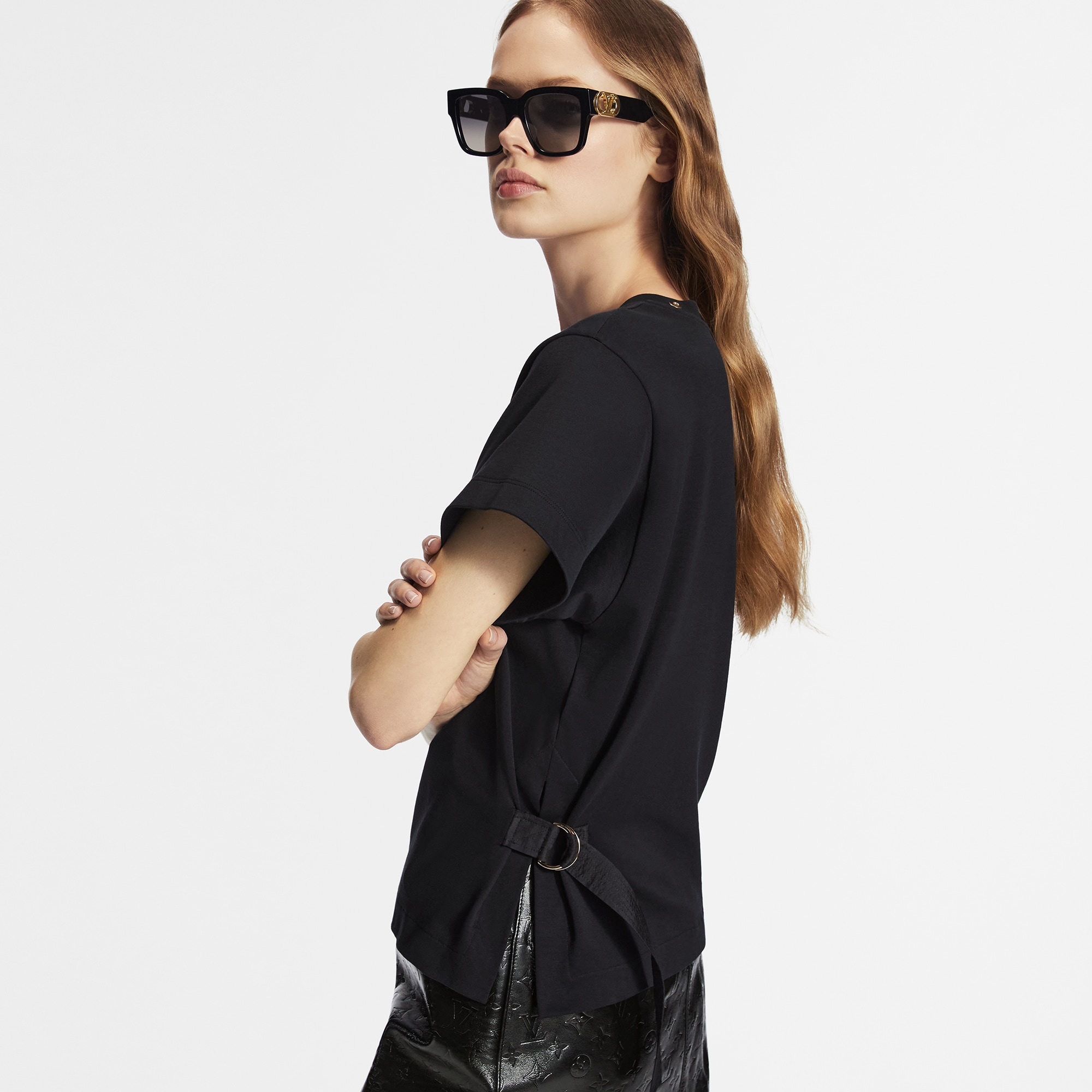 Camiseta con tiras laterales  Mujer Prêt-à-Porter Tops | LOUIS VUITTON (Zoom de producto)