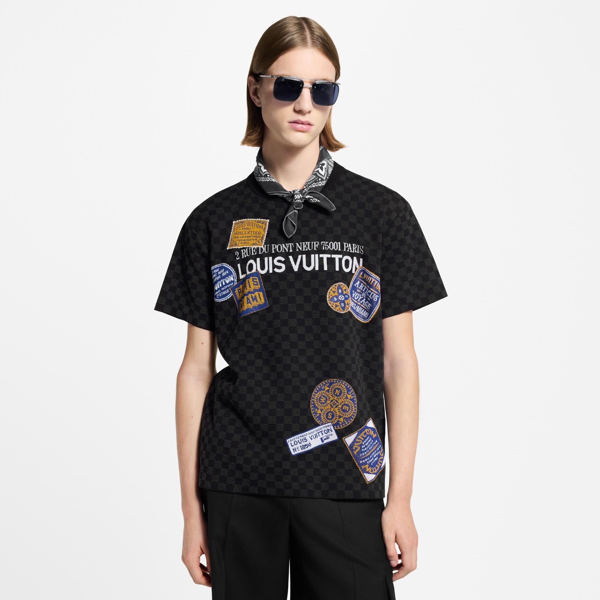Camiseta Damier  Hombre Prêt-à-Porter Punto y sudaderas | LOUIS VUITTON (Zoom de producto)