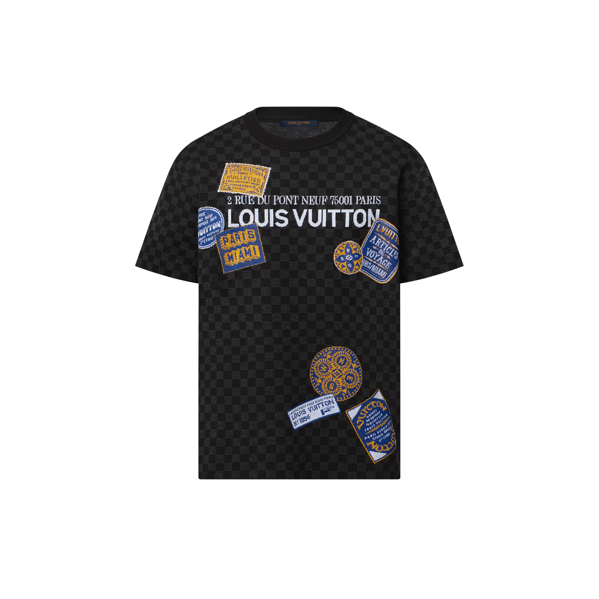 Camiseta Damier  Hombre Prêt-à-Porter Punto y sudaderas | LOUIS VUITTON (Zoom de producto)