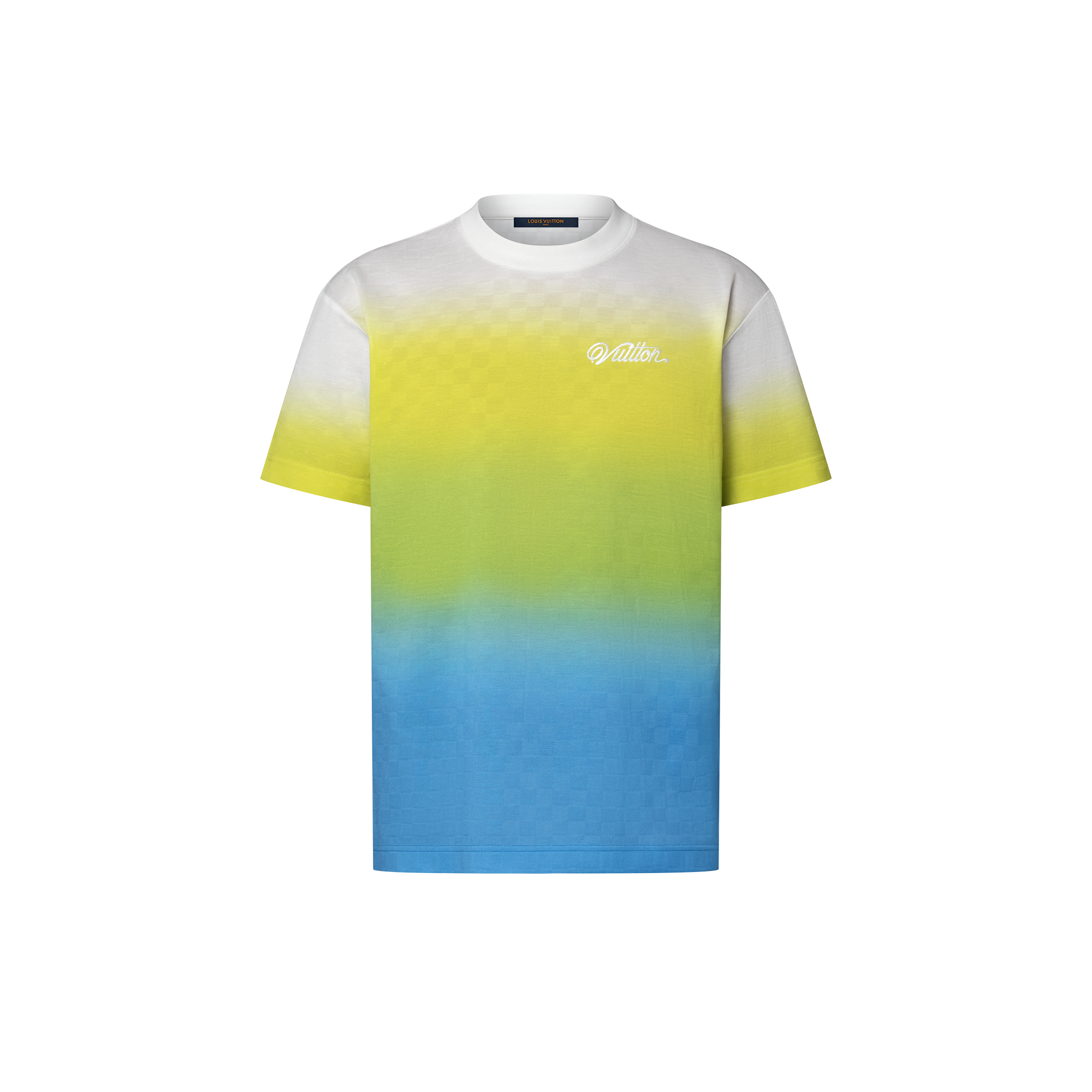 Camiseta Damier de algodón con efecto degradado  Hombre Prêt-à-Porter Camisetas y polos | LOUIS VUITTON (Zoom de producto)