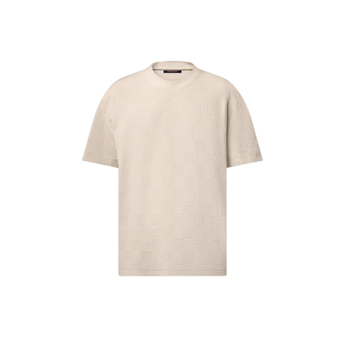 Camiseta Damier de felpa francesa Hombre Prêt-à-Porter Camisetas y polos | LOUIS VUITTON (Zoom de producto)
