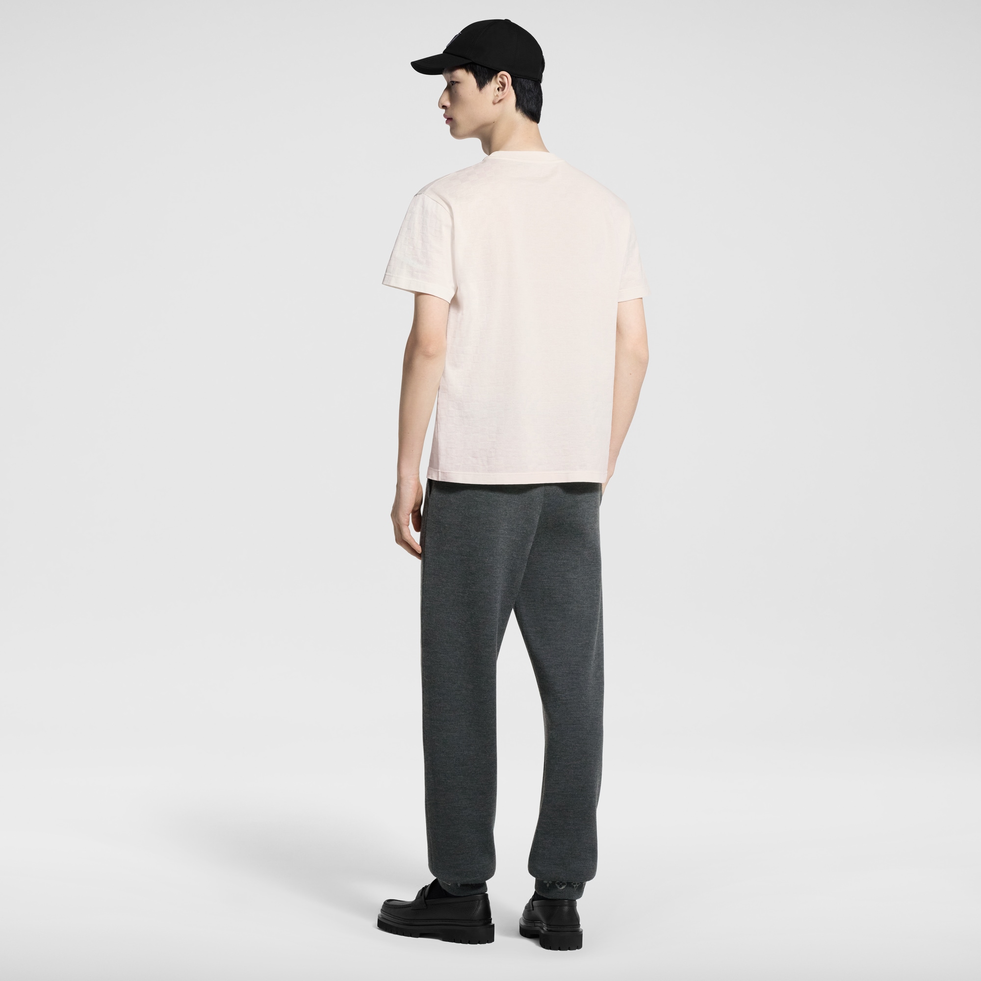 Camiseta Damier en piqué de algodón  Hombre Prêt-à-Porter Camisetas y polos | LOUIS VUITTON (Zoom de producto)