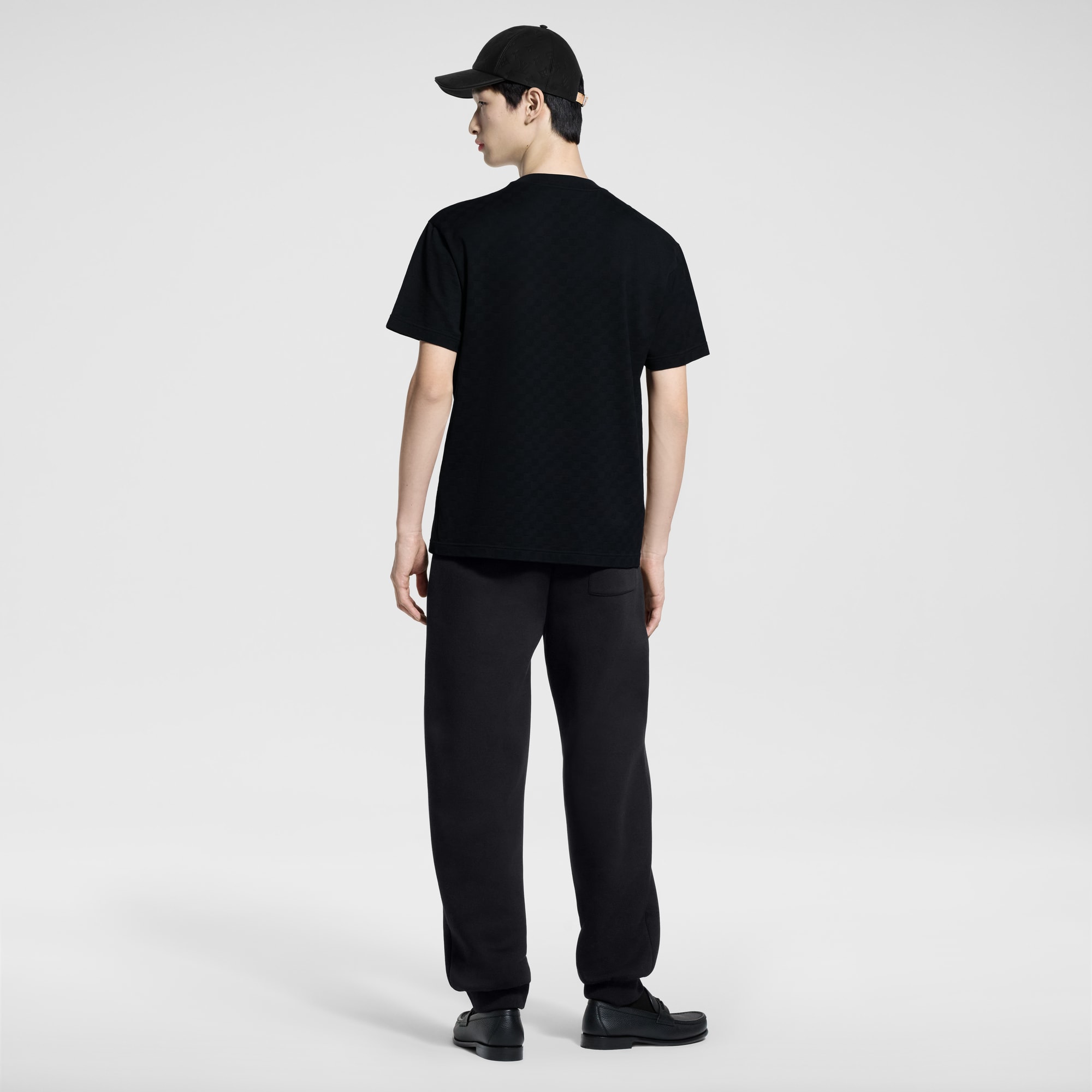 Camiseta Damier en piqué de algodón  Hombre Prêt-à-Porter Camisetas y polos | LOUIS VUITTON (Zoom de producto)