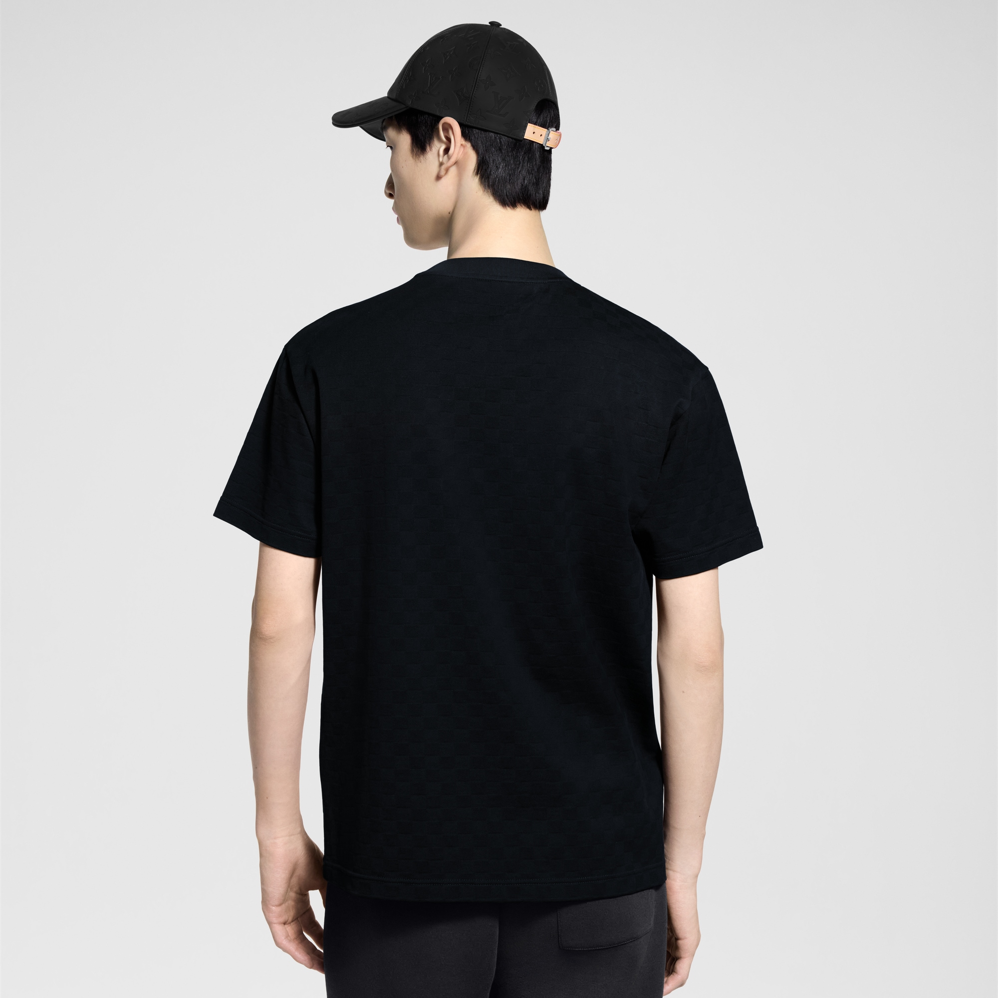 Camiseta Damier en piqué de algodón  Hombre Prêt-à-Porter Camisetas y polos | LOUIS VUITTON (Zoom de producto)