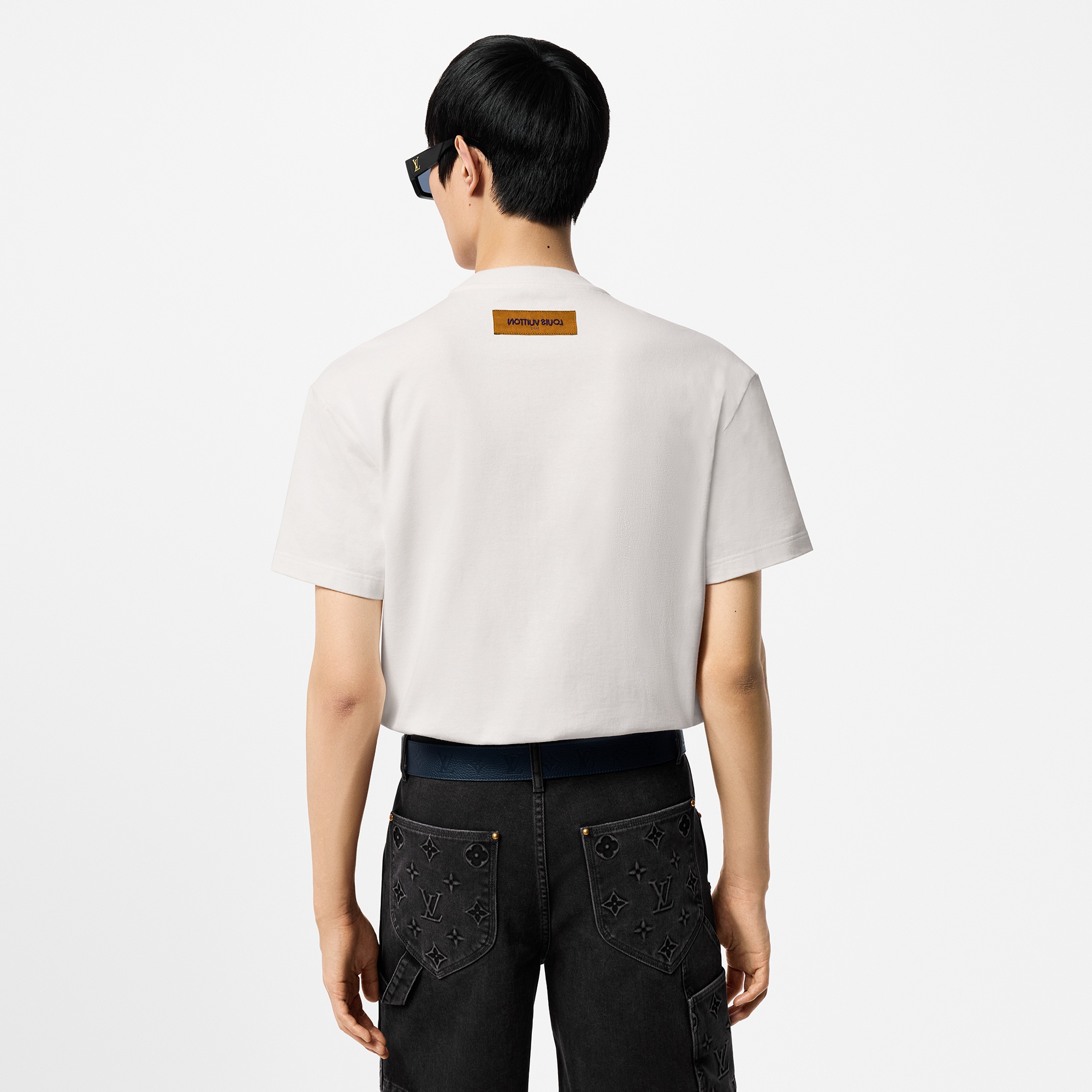 Camiseta de algodón bordada  Hombre Prêt-à-Porter Camisetas y polos | LOUIS VUITTON (Zoom de producto)