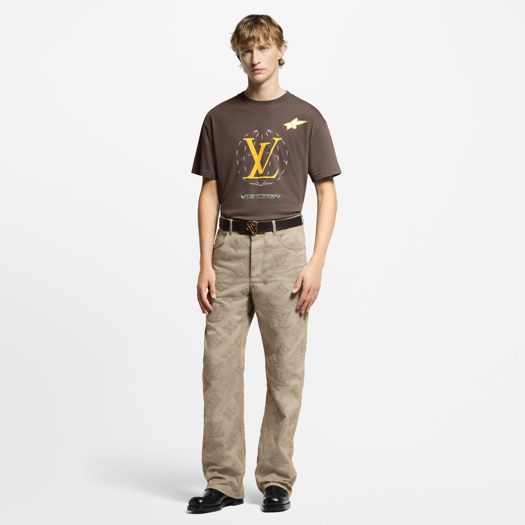 Camiseta de algodón con adornos  Hombre Prêt-à-Porter Camisetas y polos | LOUIS VUITTON (Zoom de producto)