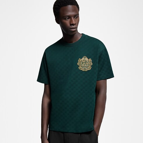 Camiseta de algodón con parche Hombre Prêt-à-Porter Camisetas y polos | LOUIS VUITTON (Zoom de producto)