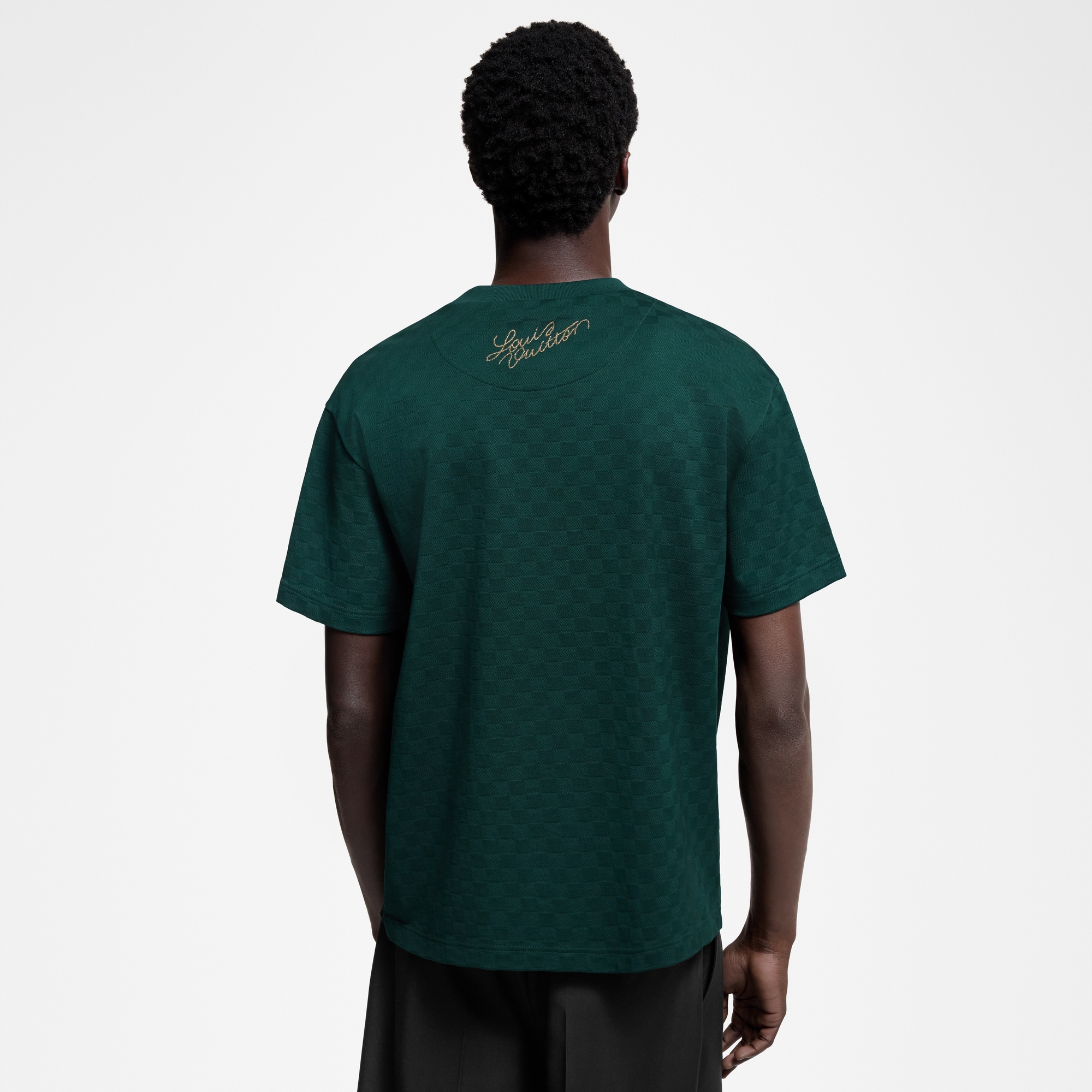 Camiseta de algodón con parche  Hombre Prêt-à-Porter Camisetas y polos | LOUIS VUITTON (Zoom de producto)