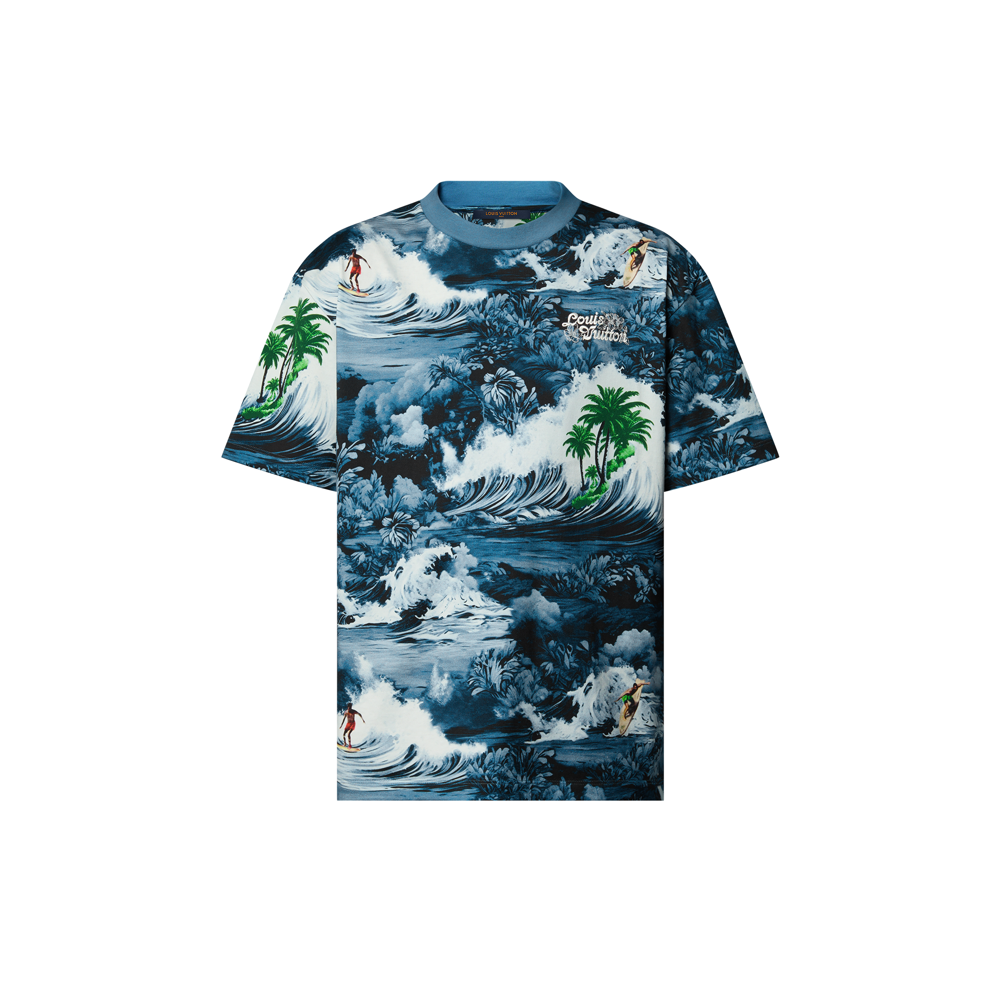 Camiseta de algodón estampada  Hombre Prêt-à-Porter Camisetas y polos | LOUIS VUITTON (Zoom de producto)