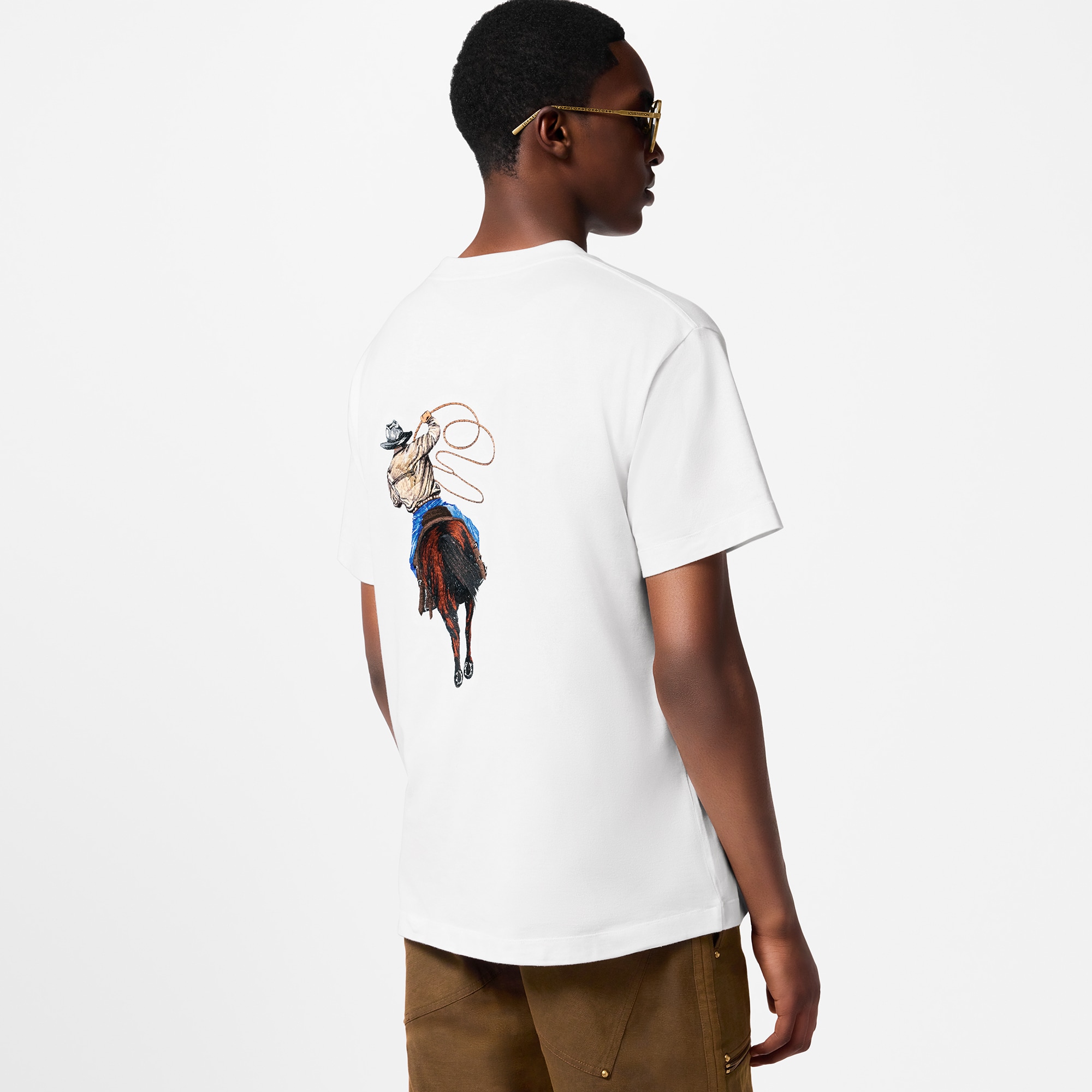 Camiseta de algodón gráfica  Hombre Prêt-à-Porter Camisetas y polos | LOUIS VUITTON (Zoom de producto)