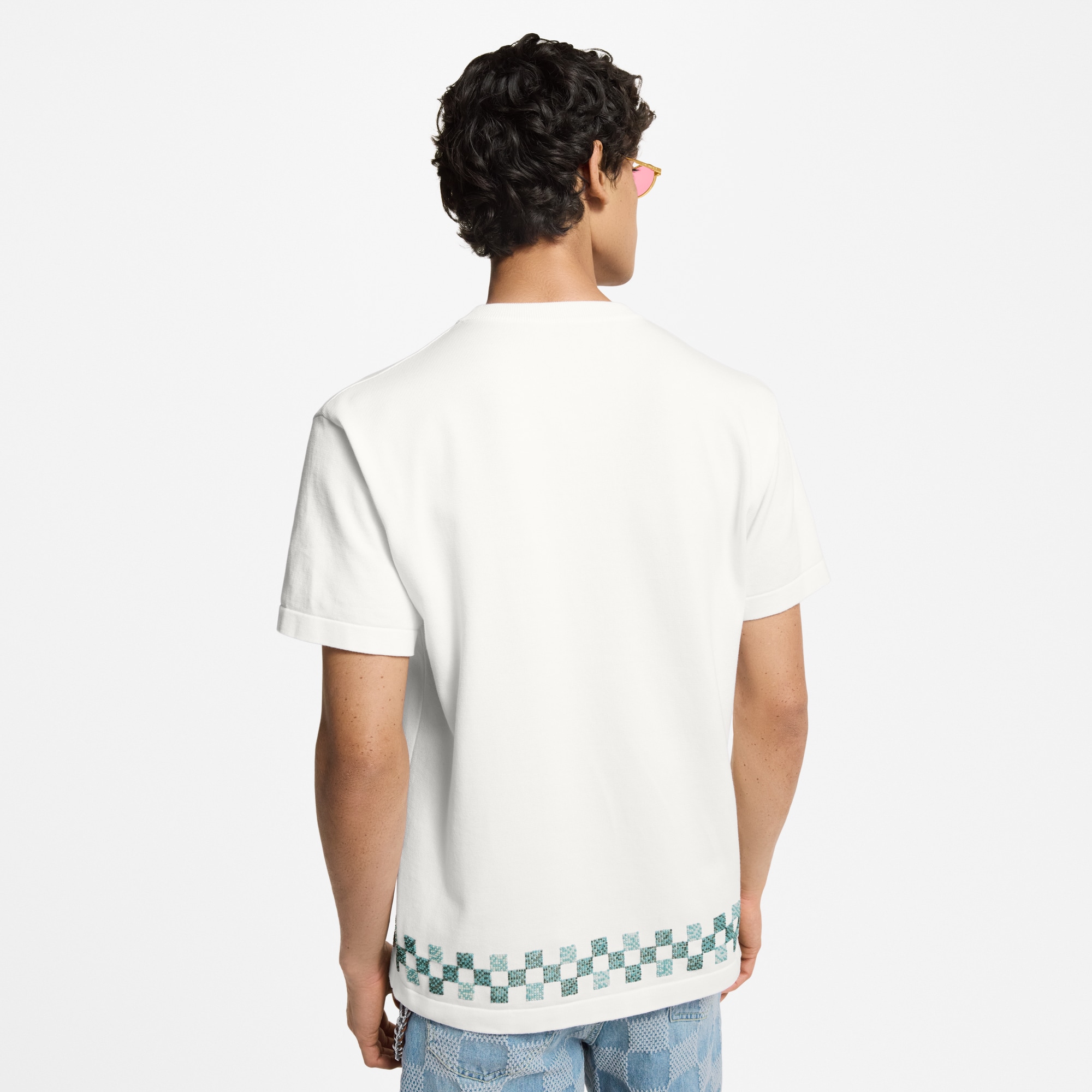 Camiseta de cuello redondo con adorno  Hombre Prêt-à-Porter Punto y sudaderas | LOUIS VUITTON (Zoom de producto)