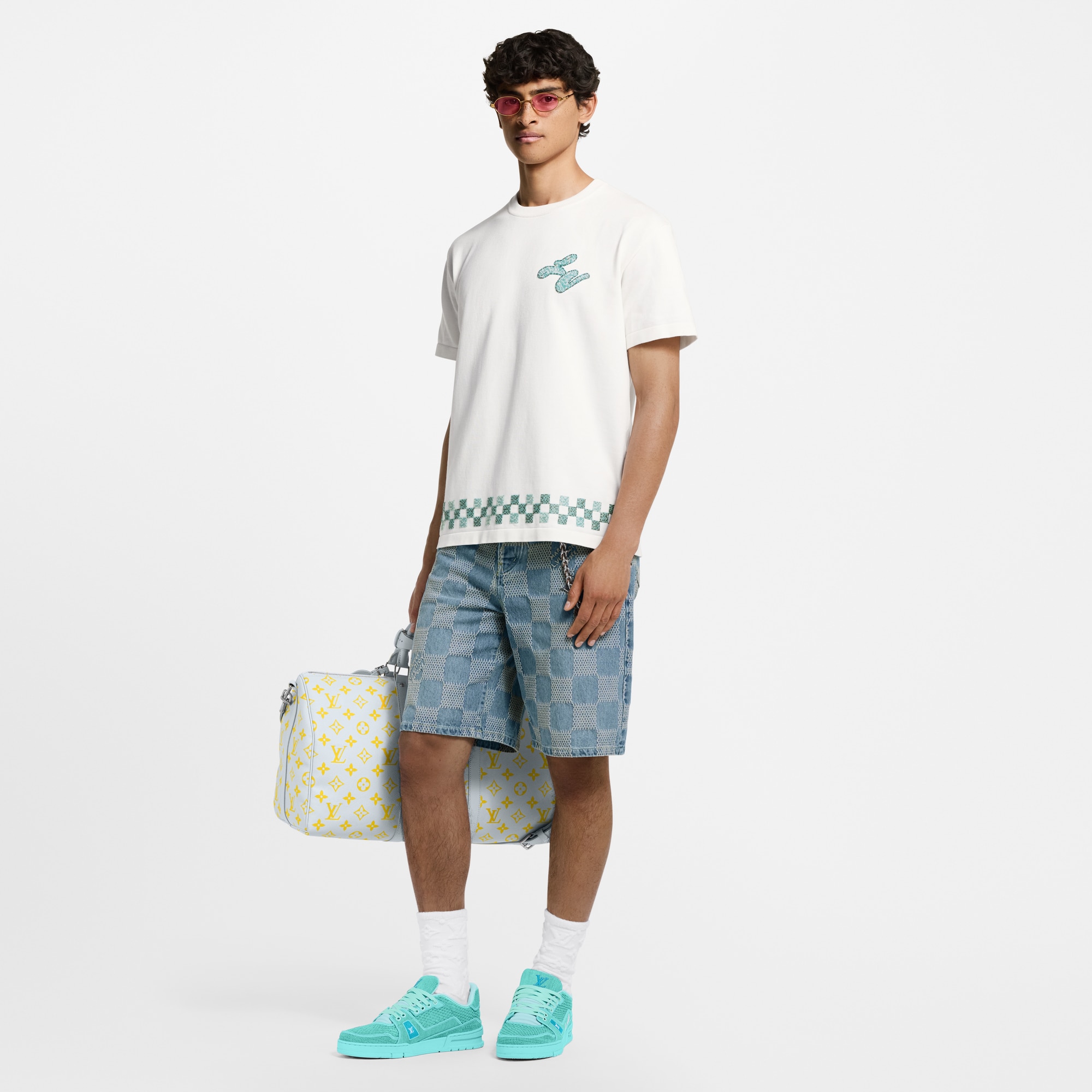Camiseta de cuello redondo con adorno  Hombre Prêt-à-Porter Punto y sudaderas | LOUIS VUITTON (Zoom de producto)