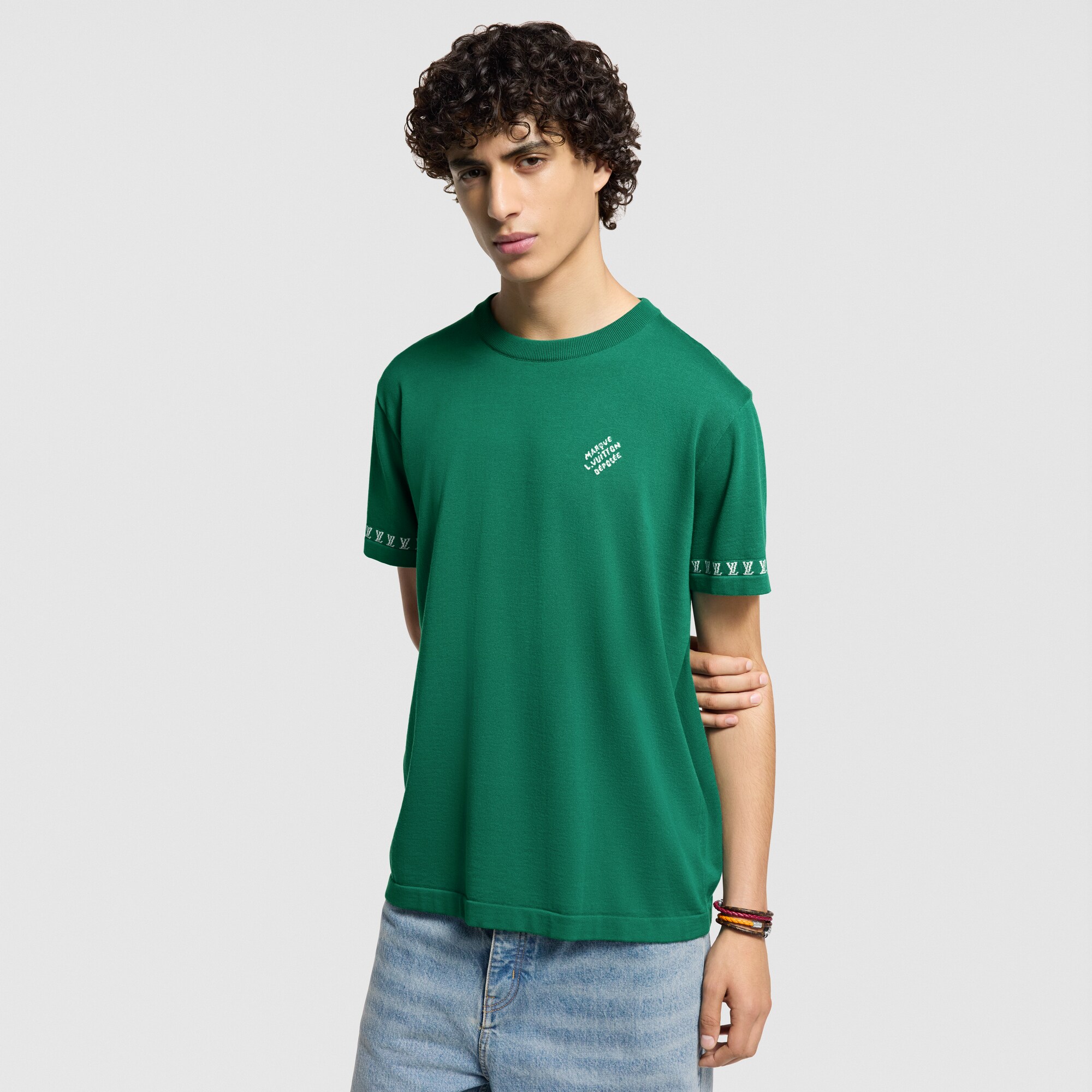 Camiseta de manga corta con detalles distintivos  Hombre Prêt-à-Porter Todo Prêt-à-Porter | LOUIS VUITTON (Zoom de producto)