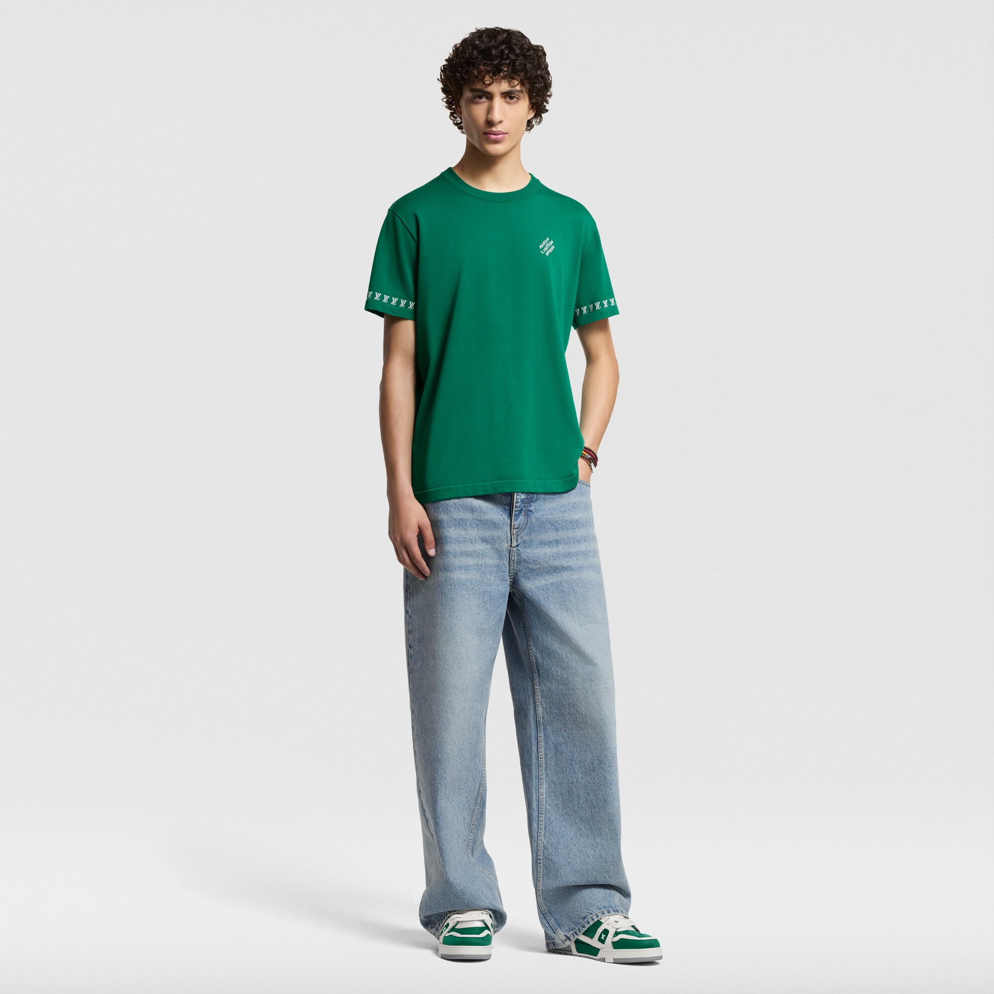 Camiseta de manga corta con detalles distintivos  Hombre Prêt-à-Porter Todo Prêt-à-Porter | LOUIS VUITTON (Zoom de producto)