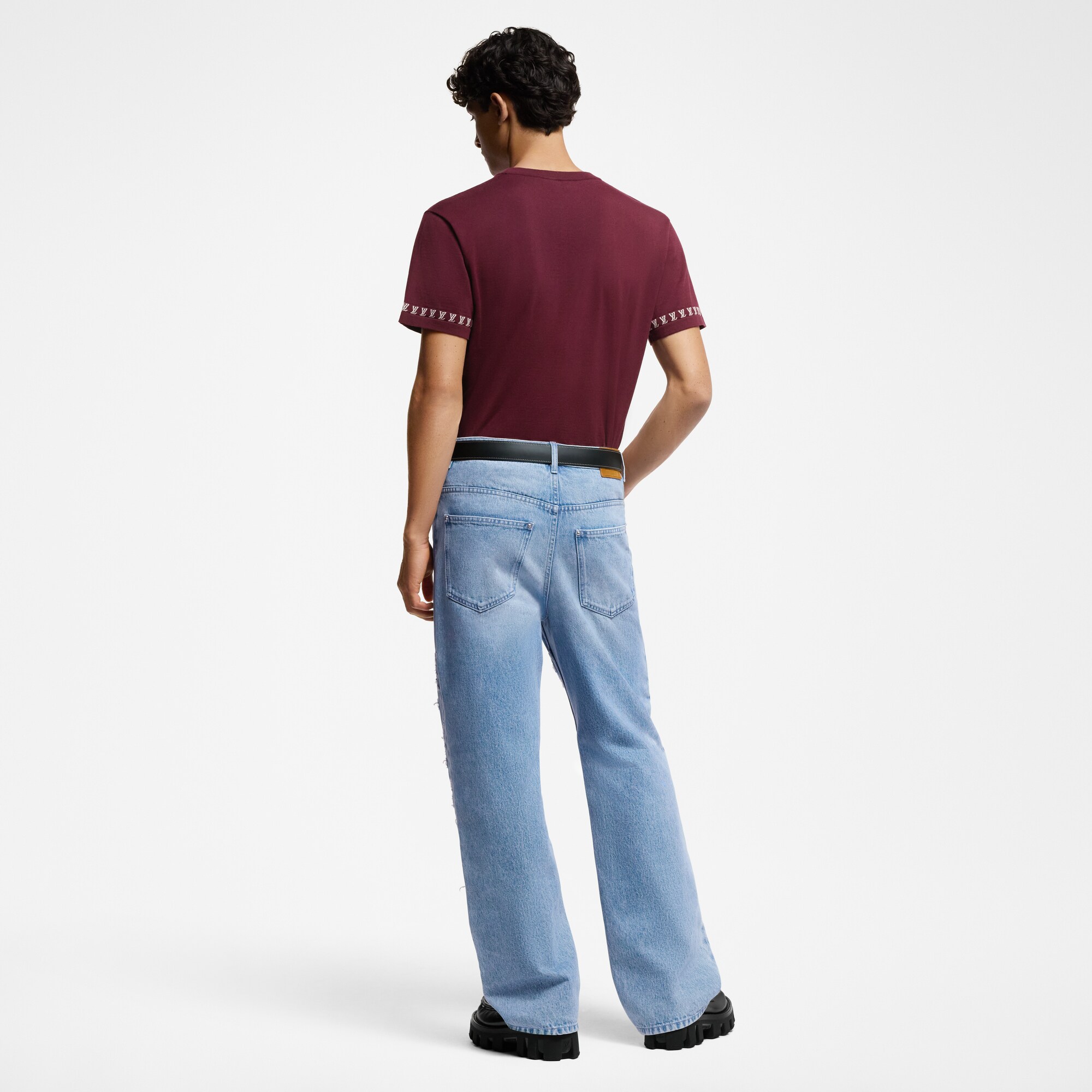 Camiseta de manga corta con detalles distintivos  Hombre Prêt-à-Porter Todo Prêt-à-Porter | LOUIS VUITTON (Zoom de producto)
