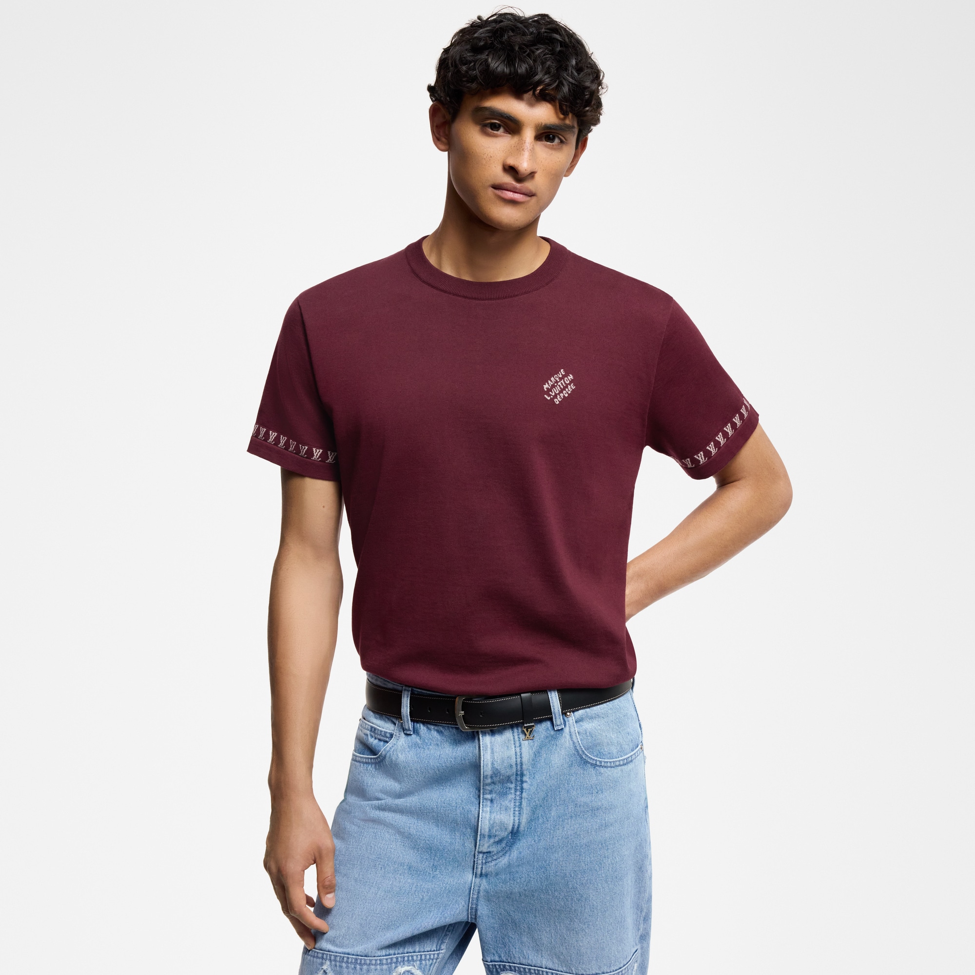 Camiseta de manga corta con detalles distintivos  Hombre Prêt-à-Porter Todo Prêt-à-Porter | LOUIS VUITTON (Zoom de producto)