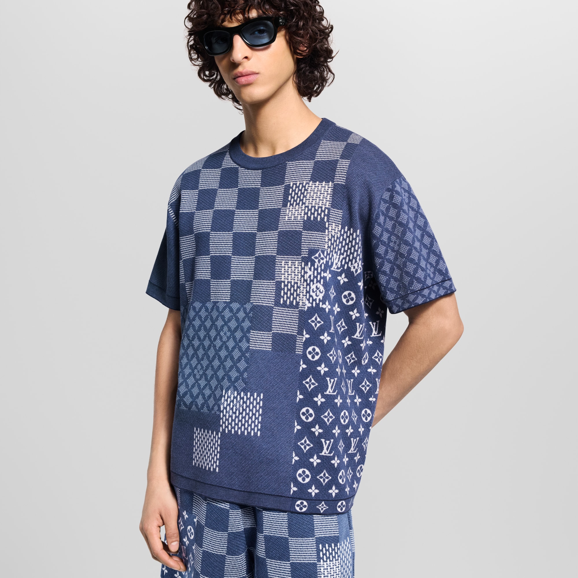 Camiseta de manga corta de punto  Hombre Prêt-à-Porter Todo Prêt-à-Porter | LOUIS VUITTON (Zoom de producto)