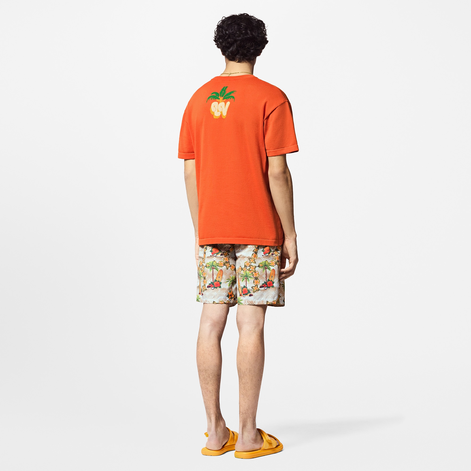Camiseta de manga corta en algodón  in Hombre