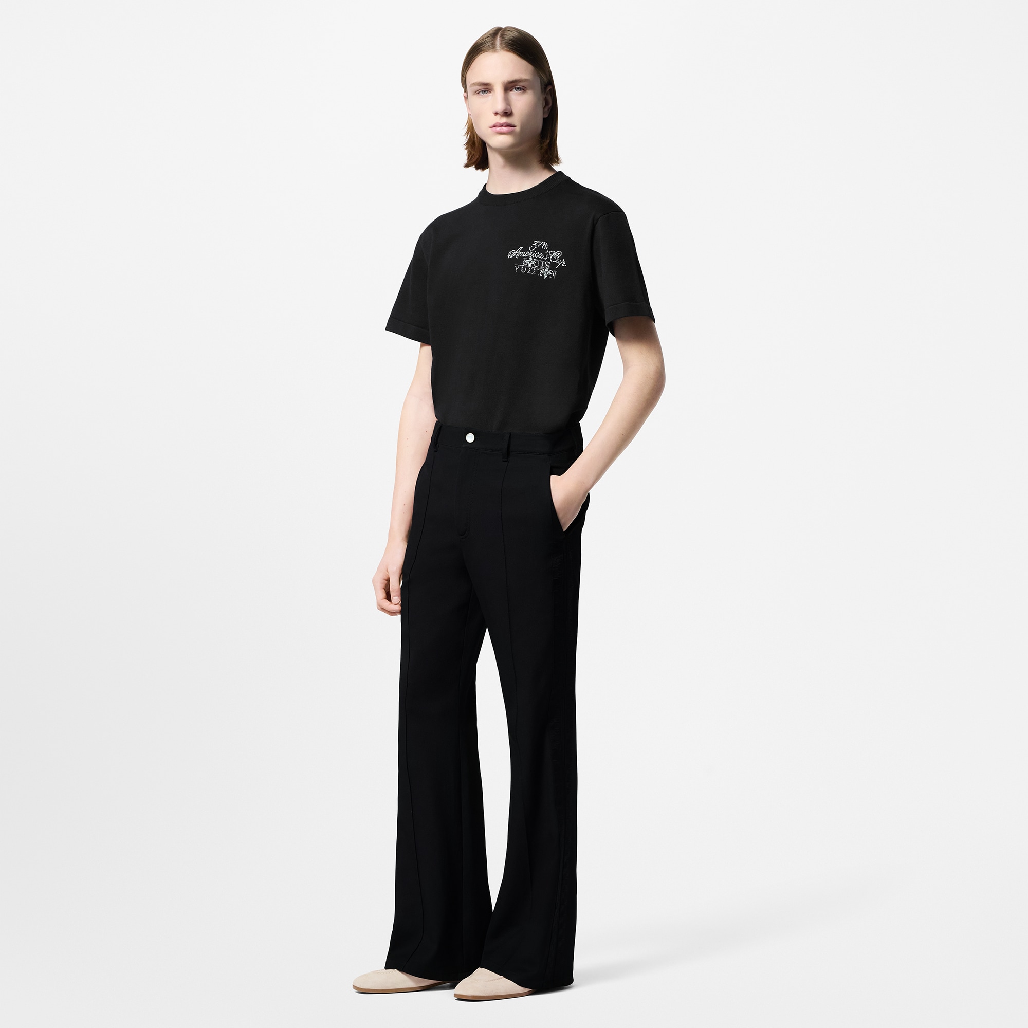 Camiseta de manga corta en algodón  Hombre Prêt-à-Porter Punto y sudaderas | LOUIS VUITTON (Zoom de producto)