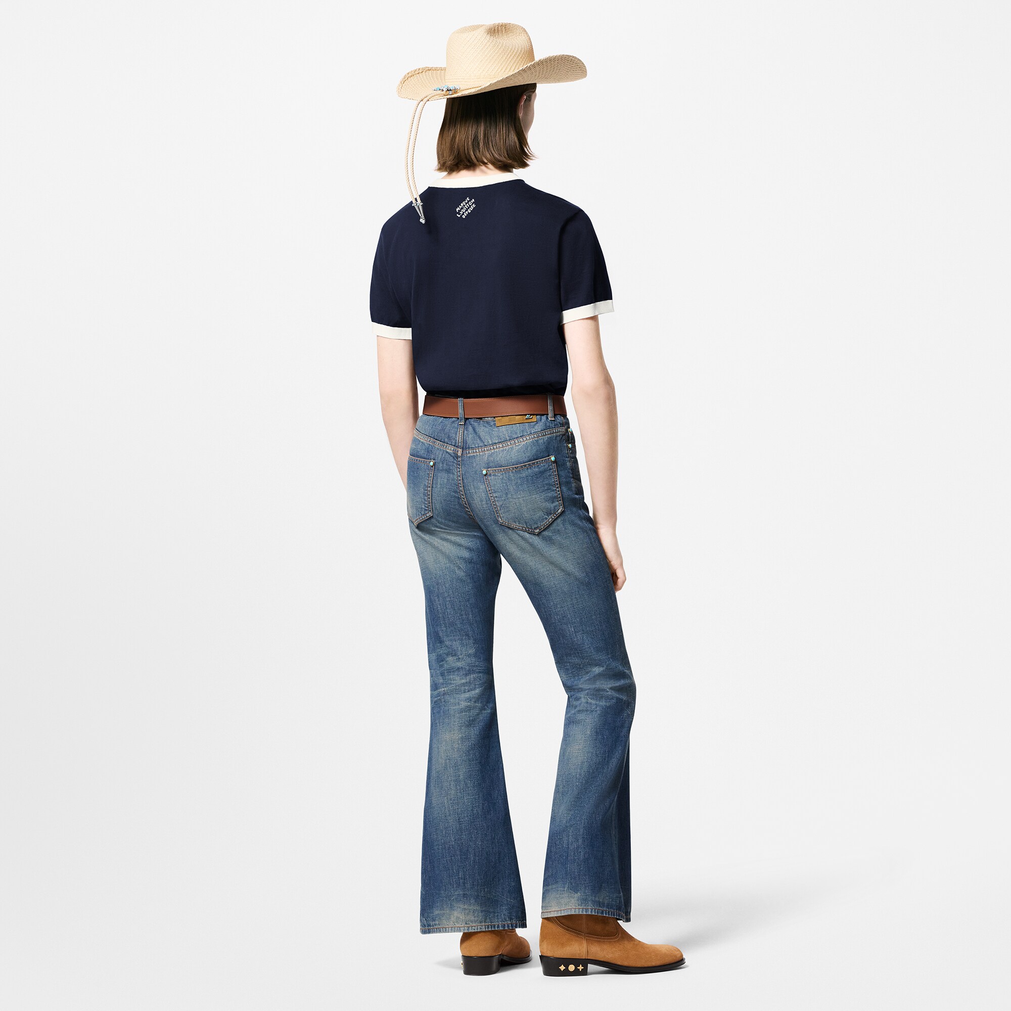 Camiseta de manga corta en algodón  Hombre Prêt-à-Porter Punto y sudaderas | LOUIS VUITTON (Zoom de producto)