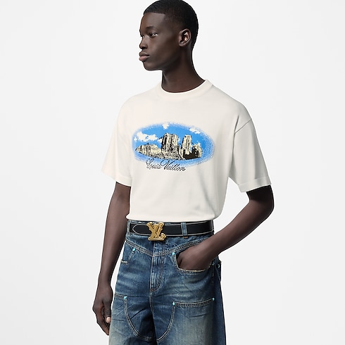 Camiseta de manga corta en algodón Hombre Prêt-à-Porter Punto y sudaderas | LOUIS VUITTON (Zoom de producto)