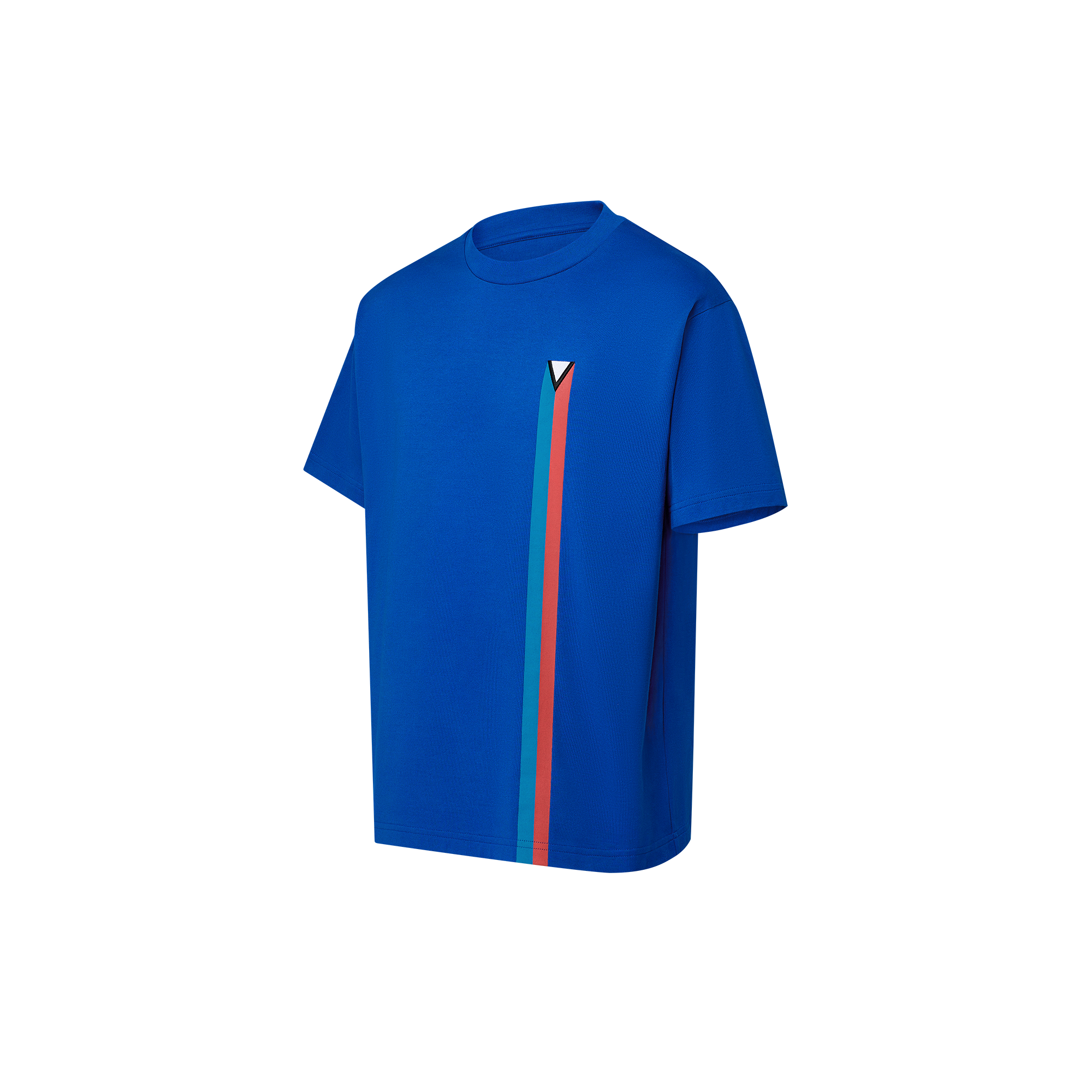 Camiseta de manga corta en algodón bordado  Hombre Prêt-à-Porter Camisetas y polos | LOUIS VUITTON (Zoom de producto)