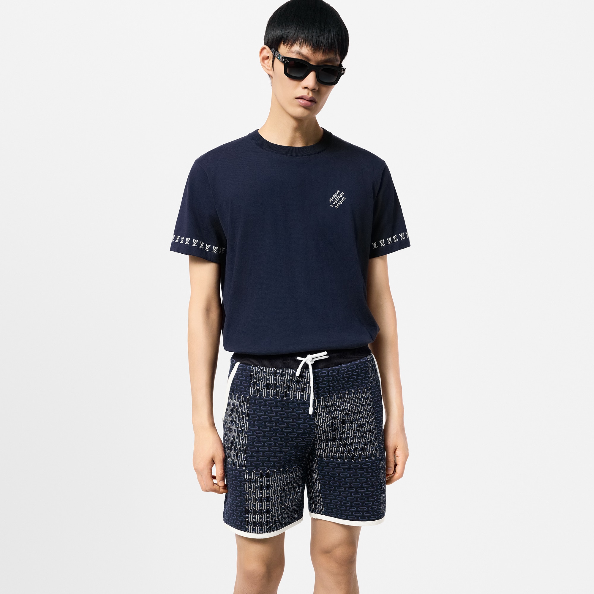 Camiseta de manga corta y cuello redondo  Hombre Prêt-à-Porter Todo Prêt-à-Porter | LOUIS VUITTON (Zoom de producto)