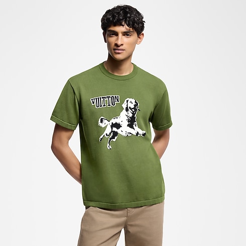 Camiseta de manga corta y cuello redondo en algodón Hombre Prêt-à-Porter Todo Prêt-à-Porter | LOUIS VUITTON (Zoom de producto)
