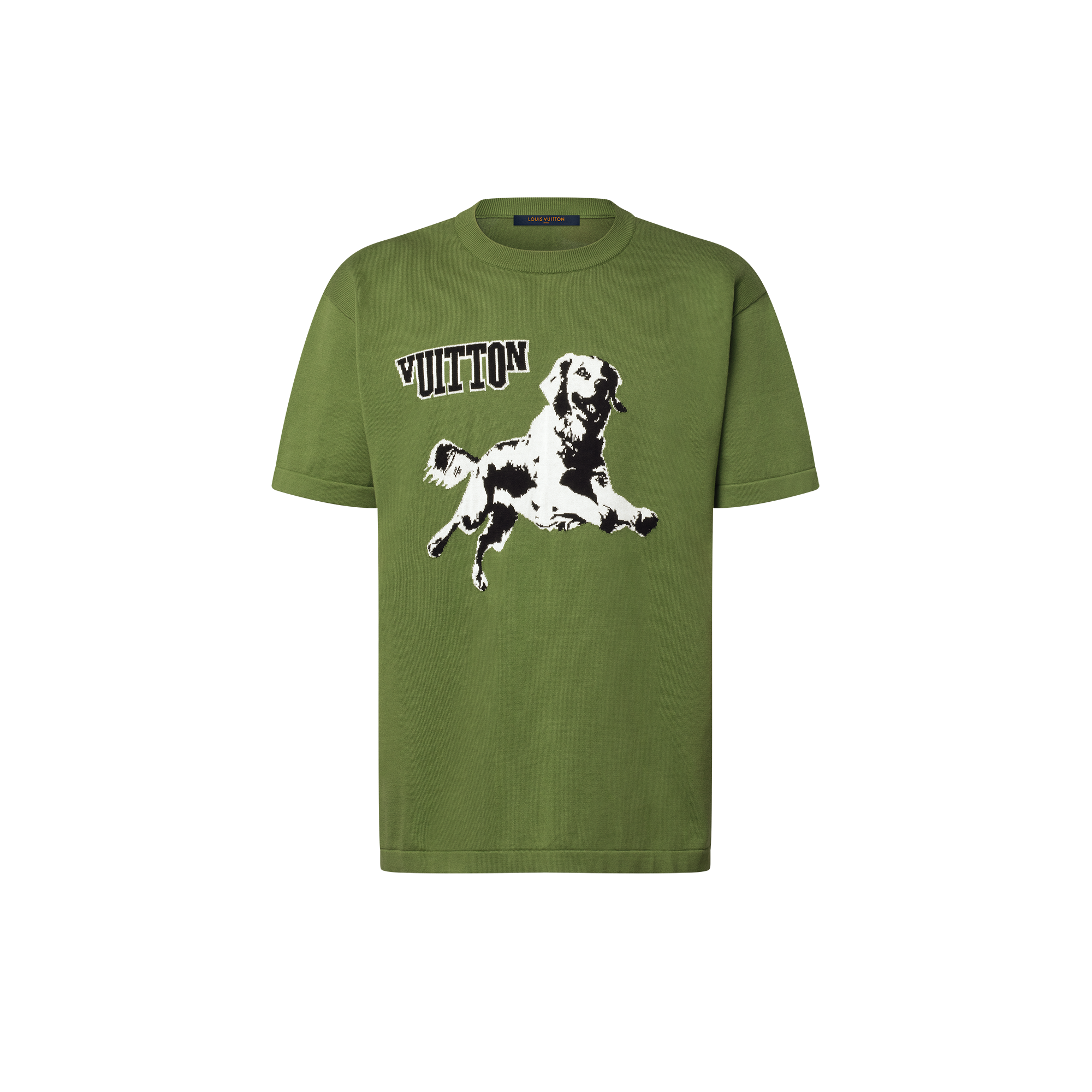 Camiseta de manga corta y cuello redondo en algodón  Hombre Prêt-à-Porter Todo Prêt-à-Porter | LOUIS VUITTON (Zoom de producto)