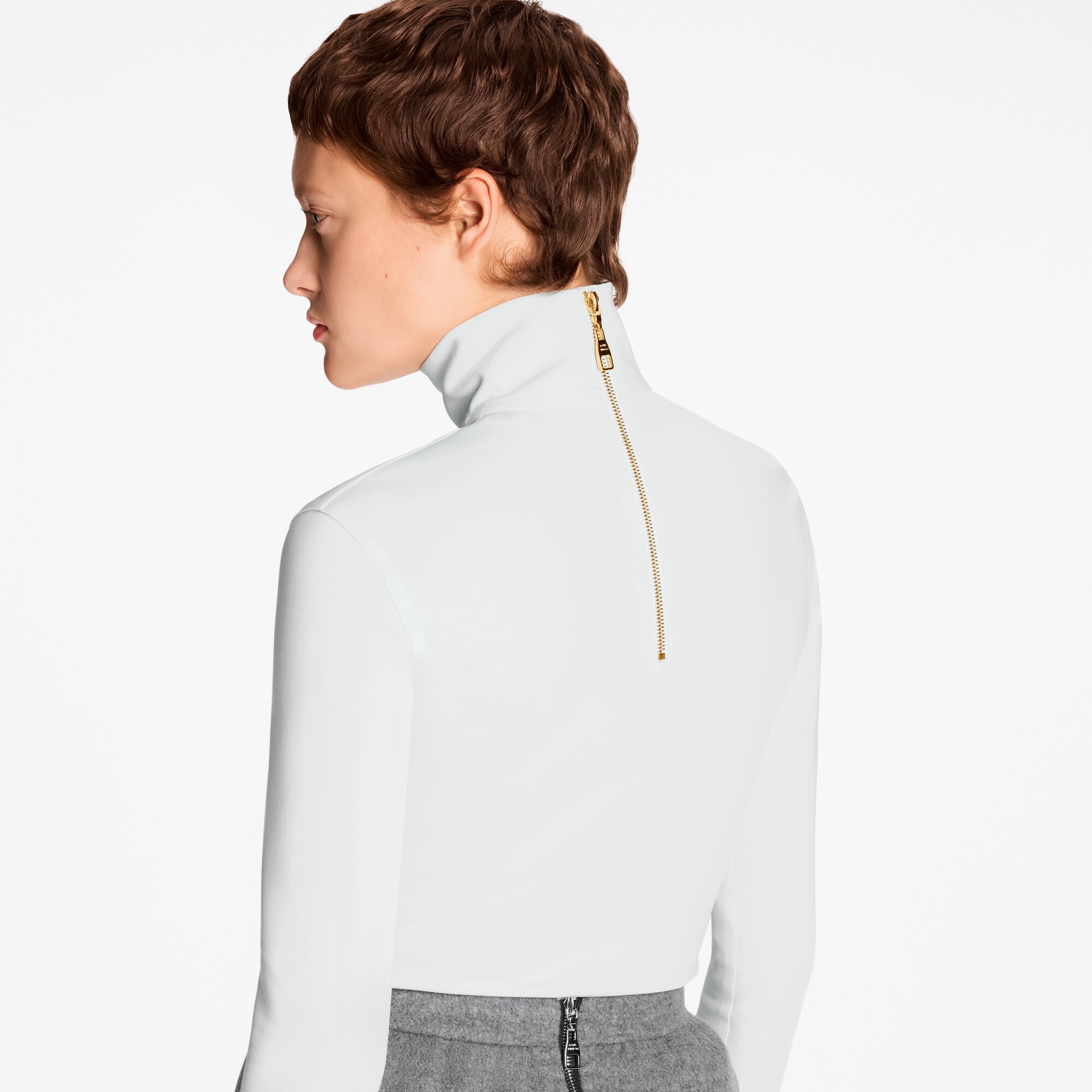 Camiseta de manga larga con collar de candado  Mujer Prêt-à-Porter Tops | LOUIS VUITTON (Zoom de producto)