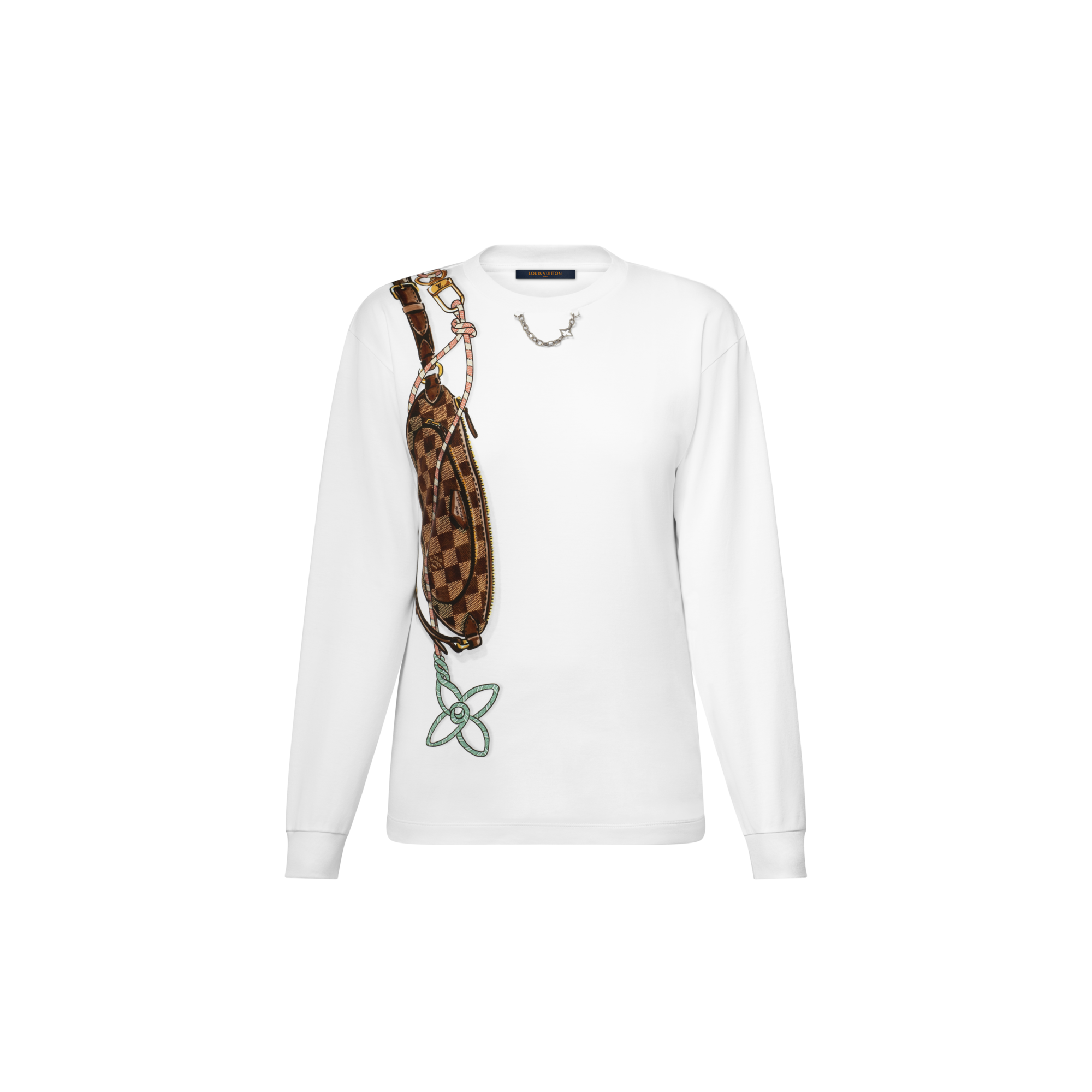 Camiseta de manga larga con estampado Keepit  Mujer Prêt-à-Porter Tops | LOUIS VUITTON (Zoom de producto)