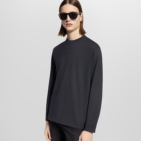 Camiseta de manga larga con logotipo LV Hombre Prêt-à-Porter Camisetas y polos | LOUIS VUITTON (Zoom de producto)