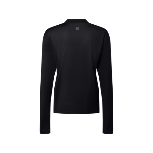 Camiseta de noche de manga larga en lana superfina Hombre Prêt-à-Porter Todo Prêt-à-Porter | LOUIS VUITTON (Zoom de producto)