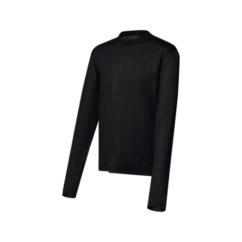 Camiseta de noche de manga larga en lana superfina Hombre Prêt-à-Porter Todo Prêt-à-Porter | LOUIS VUITTON (Zoom de producto)