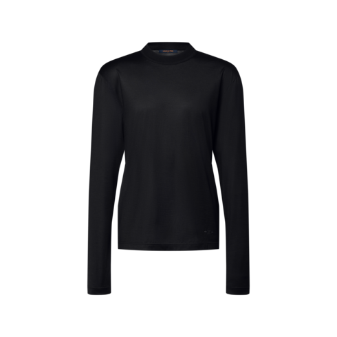 Camiseta de noche de manga larga en lana superfina Hombre Prêt-à-Porter Todo Prêt-à-Porter | LOUIS VUITTON (Zoom de producto)