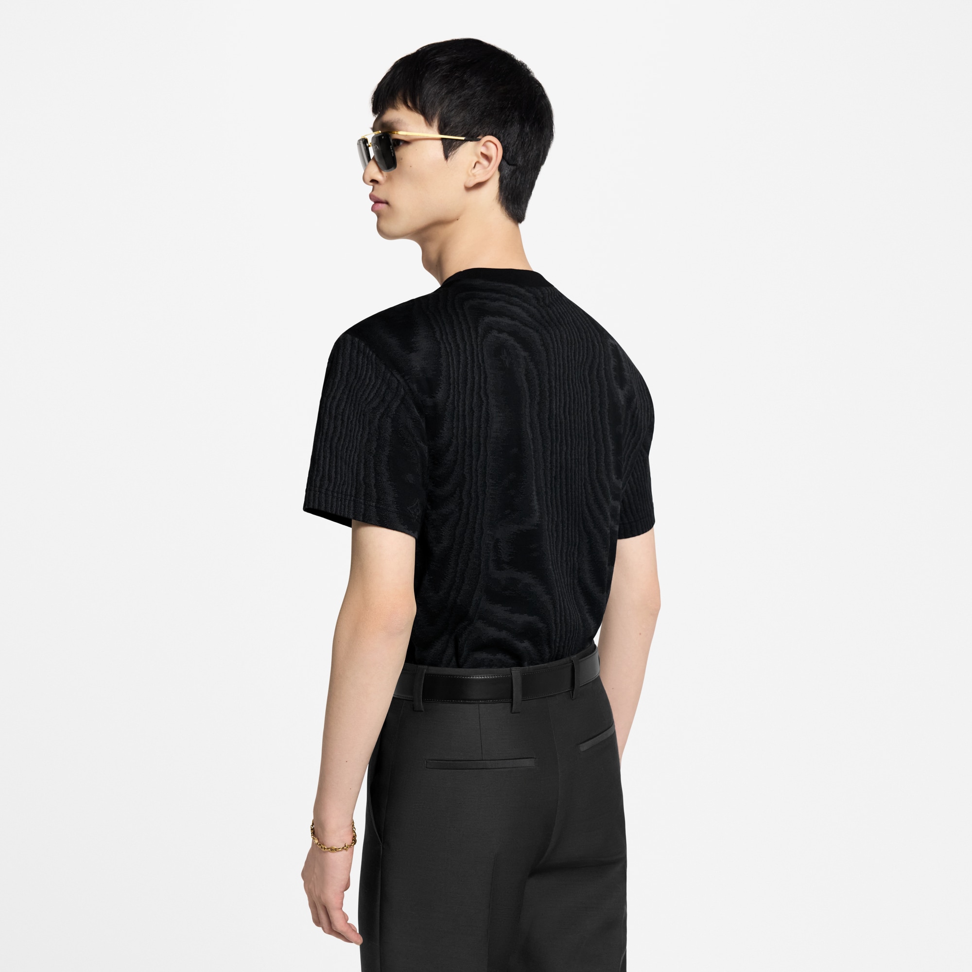 Camiseta de punto Jacquard  Hombre Prêt-à-Porter Camisetas y polos | LOUIS VUITTON (Zoom de producto)