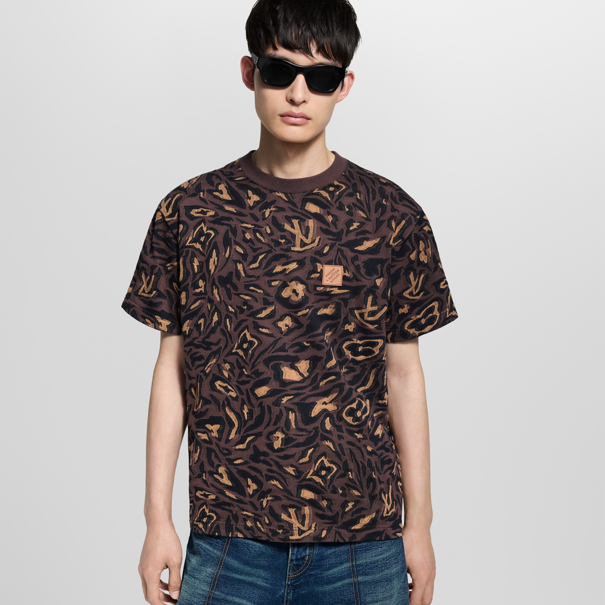 Camiseta de tejido Jacquard  Hombre Prêt-à-Porter Camisetas y polos | LOUIS VUITTON (Zoom de producto)