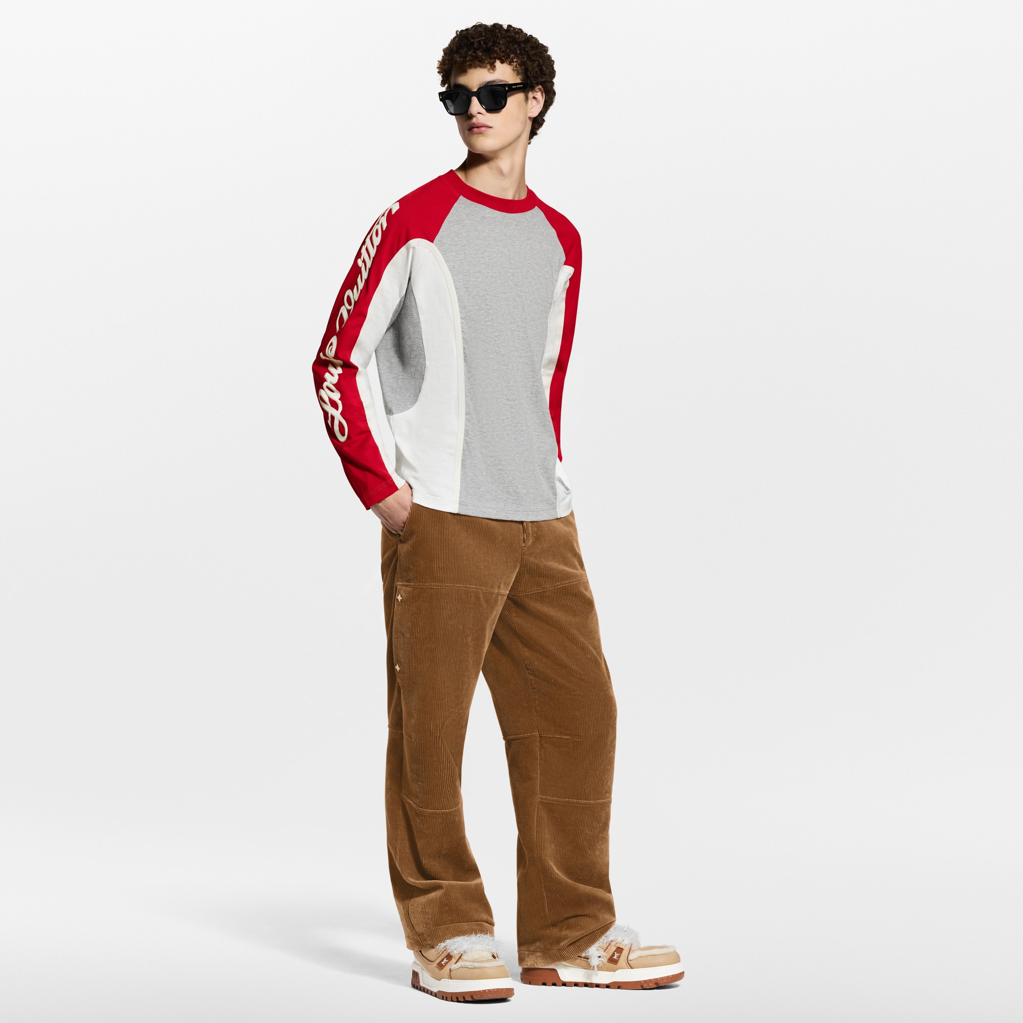 Camiseta distintiva de manga larga  Hombre Prêt-à-Porter Camisetas y polos | LOUIS VUITTON (Zoom de producto)