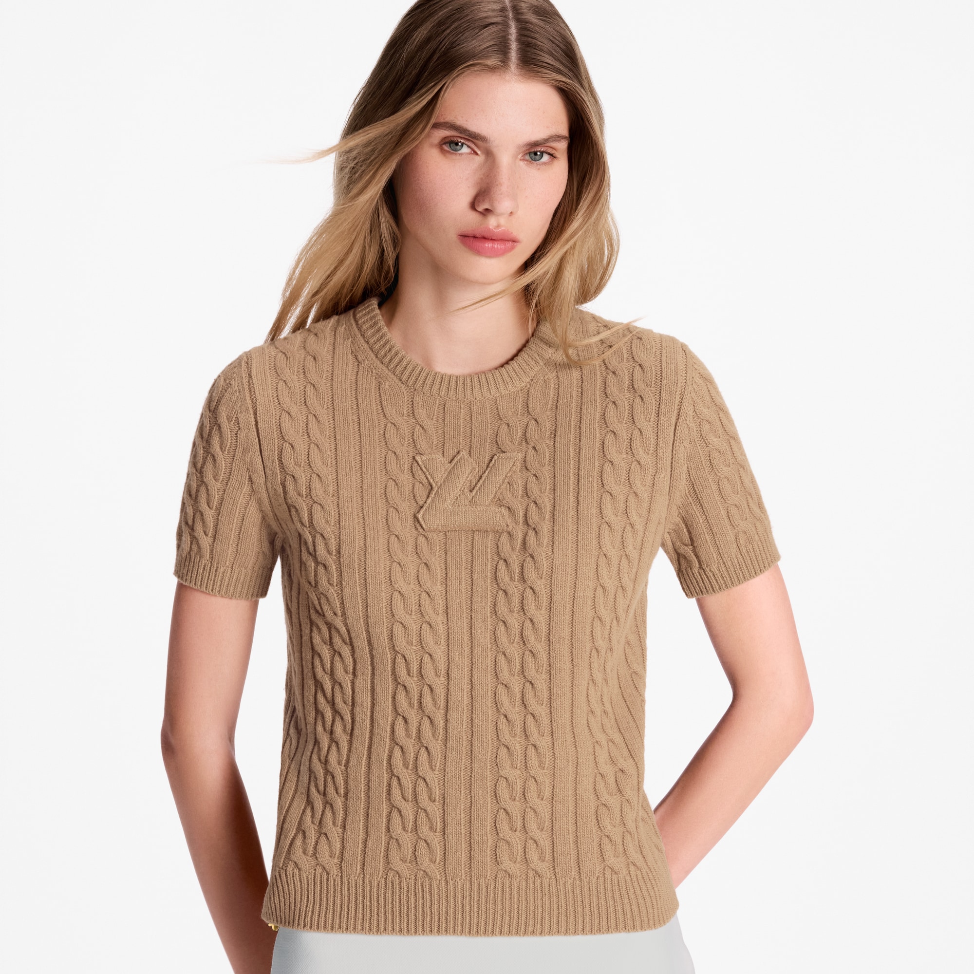 Camiseta distintiva de punto de ochos  Mujer Prêt-à-Porter Artículos de punto | LOUIS VUITTON (Zoom de producto)
