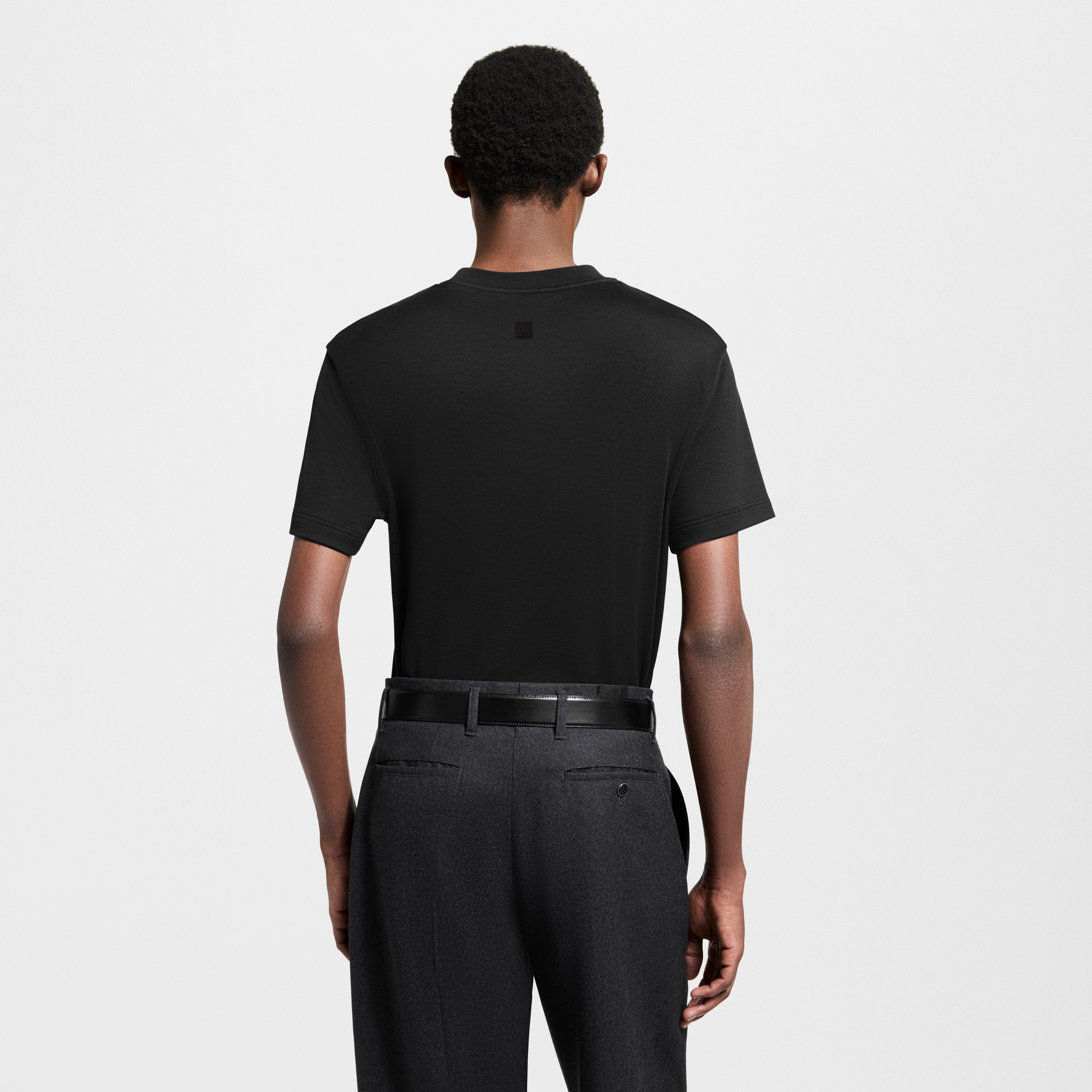 Camiseta en mezcla de materiales  Hombre Prêt-à-Porter Camisetas y polos | LOUIS VUITTON (Zoom de producto)