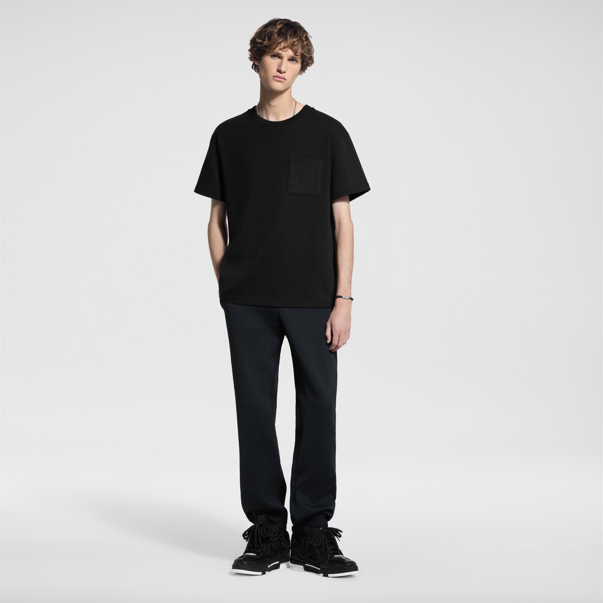 Camiseta en piqué de algodón  Hombre Prêt-à-Porter Camisetas y polos | LOUIS VUITTON (Zoom de producto)