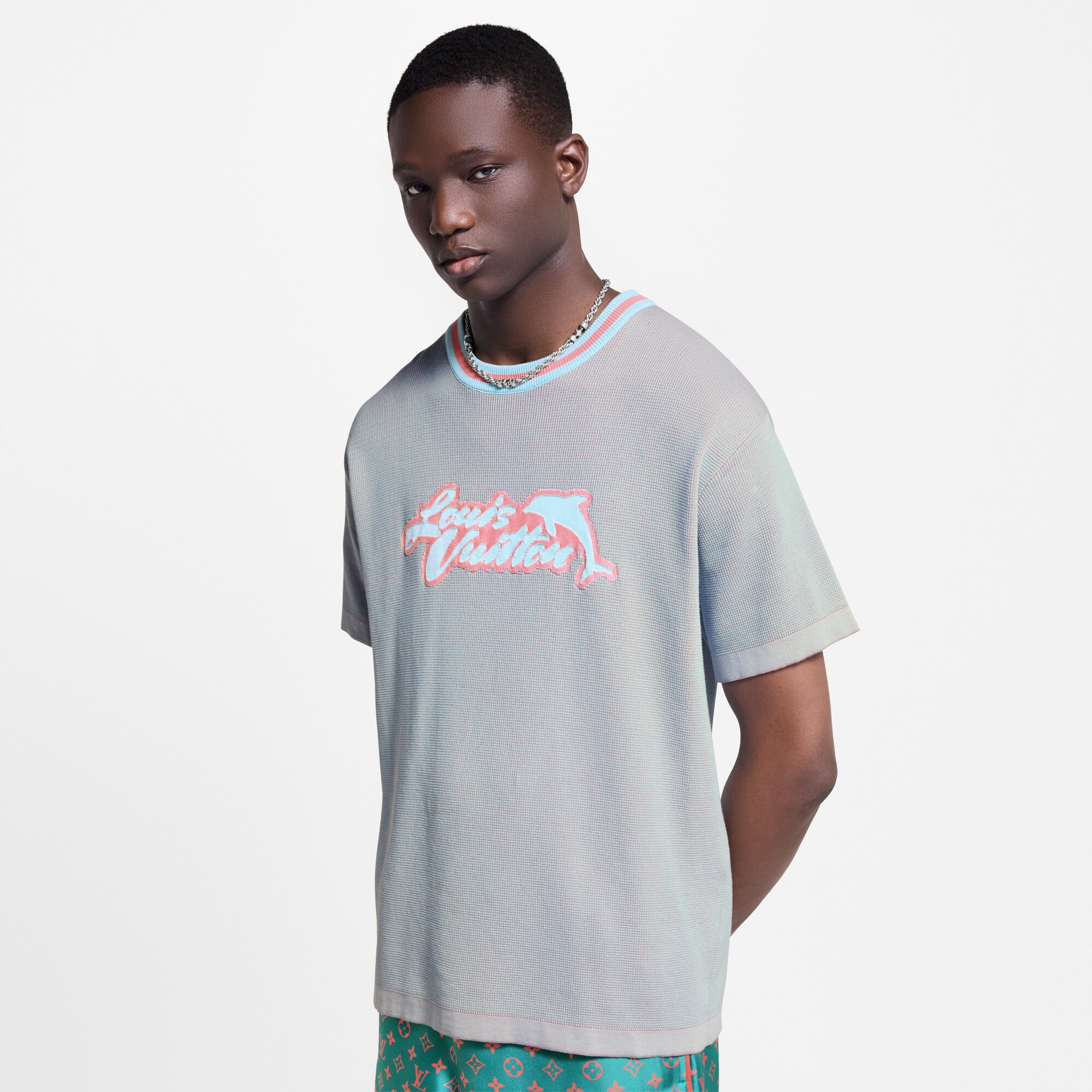 Camiseta gráfica de cuello redondo y manga corta  Hombre Prêt-à-Porter Punto y sudaderas | LOUIS VUITTON (Zoom de producto)