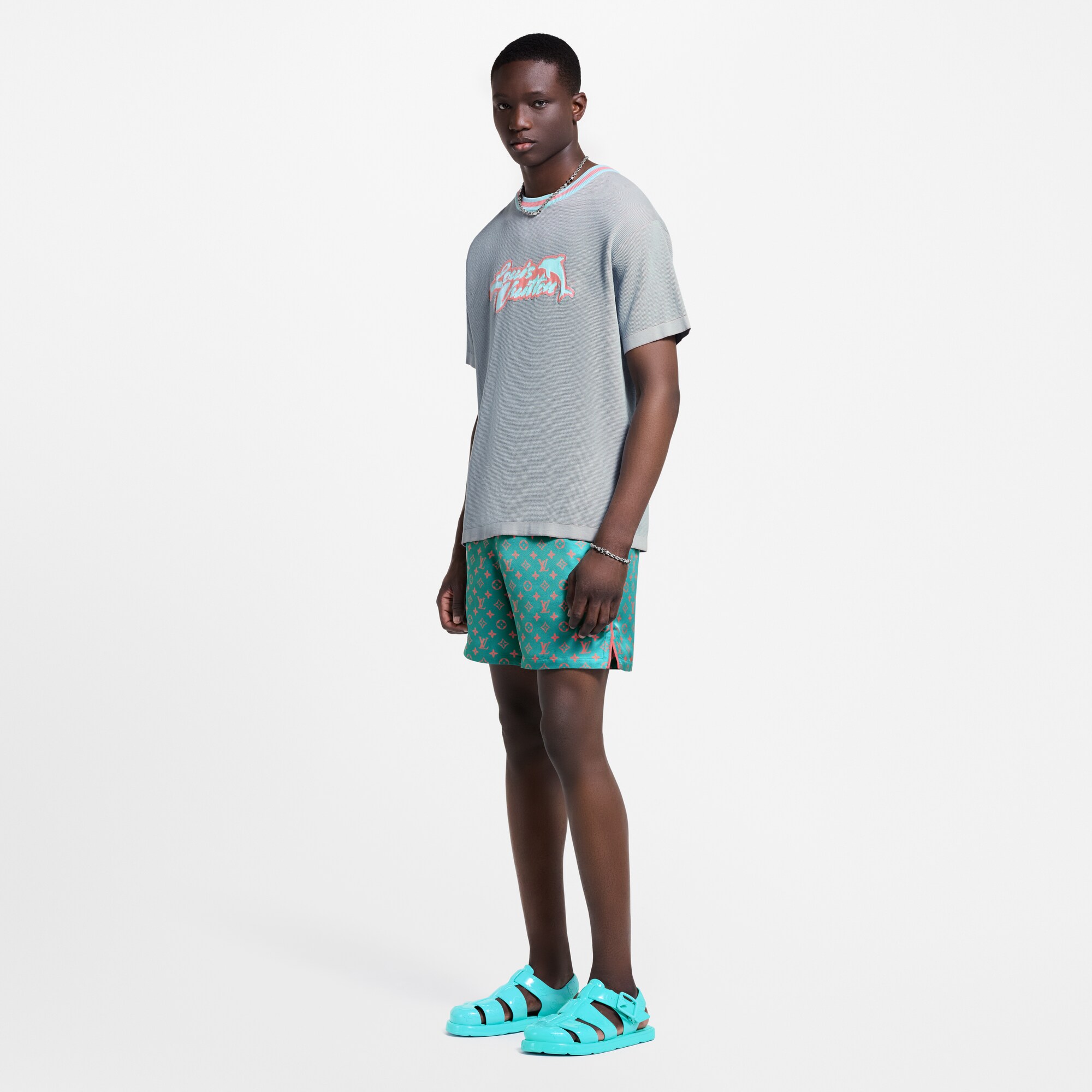 Camiseta gráfica de cuello redondo y manga corta  Hombre Prêt-à-Porter Punto y sudaderas | LOUIS VUITTON (Zoom de producto)