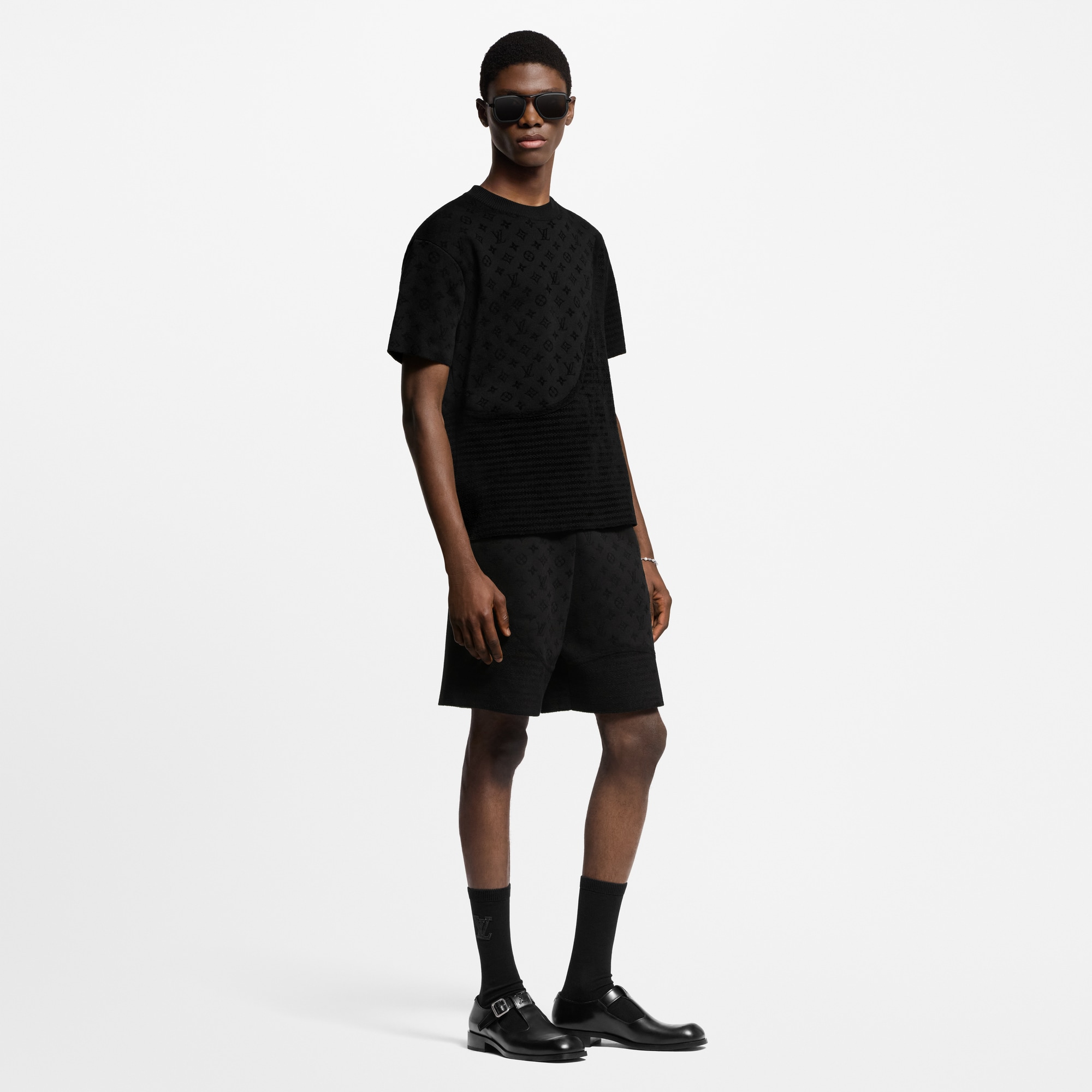 Camiseta gráfica de manga corta en Jacquard  Hombre Prêt-à-Porter Todo Prêt-à-Porter | LOUIS VUITTON (Zoom de producto)